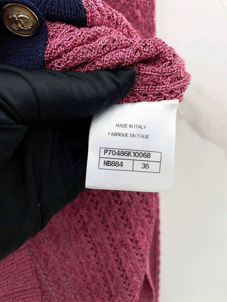 Chanel Chanel Color-blocked cardigan jacket 2504-Nextarrow Size XS / US 0-2 / IT 36-38 - 8 Thumbnail