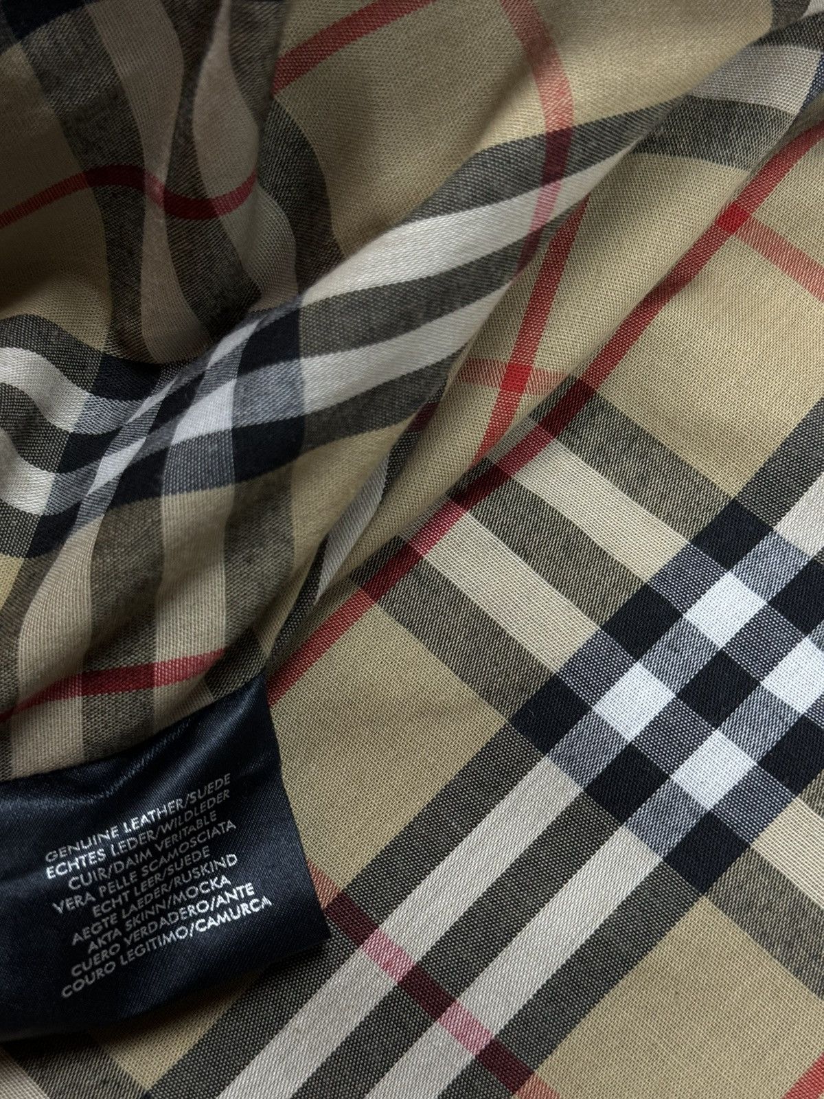 Burberry Vintage leather jacket Burberry original luxury casual item Size US XL / EU 56 / 4 - 4 Thumbnail