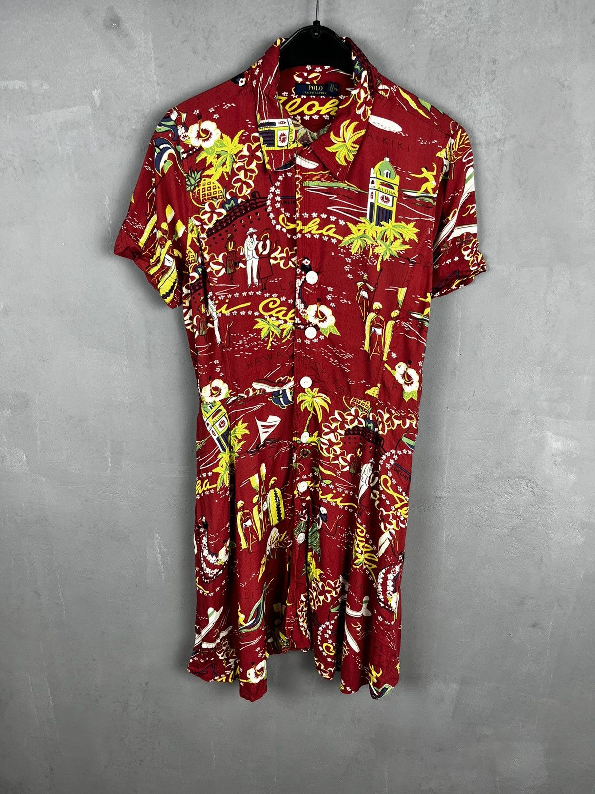 Polo Ralph Lauren × Ralph Lauren × Vintage Ralph Lauren Hawaiian dress Size M / US 6-8 / IT 42-44 - 1 Thumbnail