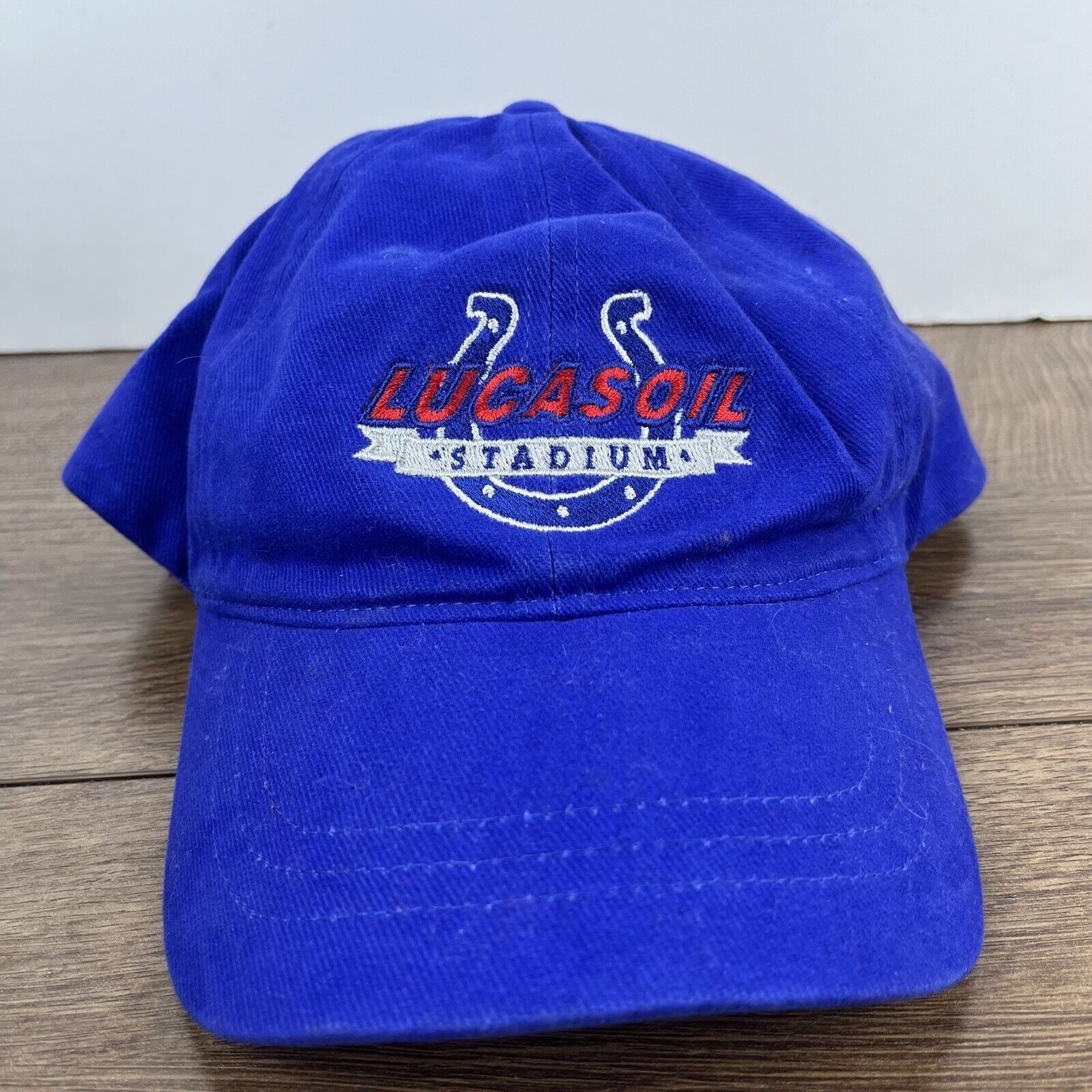 Other Indianapolis Colts Hat Lucas Oil Stadium Blue Adjustable Hat Size ONE SIZE - 3 Thumbnail