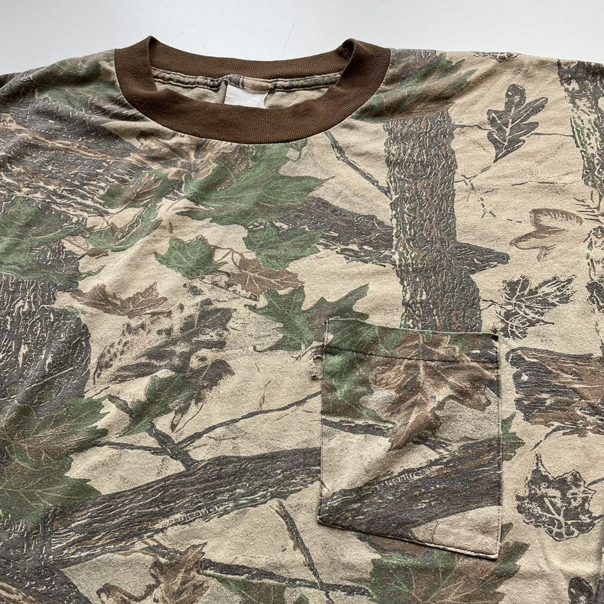 Vintage Vintage 90s Tree Camo Pocket Long Sleeve Shirt Boxy XL Rare Size US XL / EU 56 / 4 - 3 Thumbnail