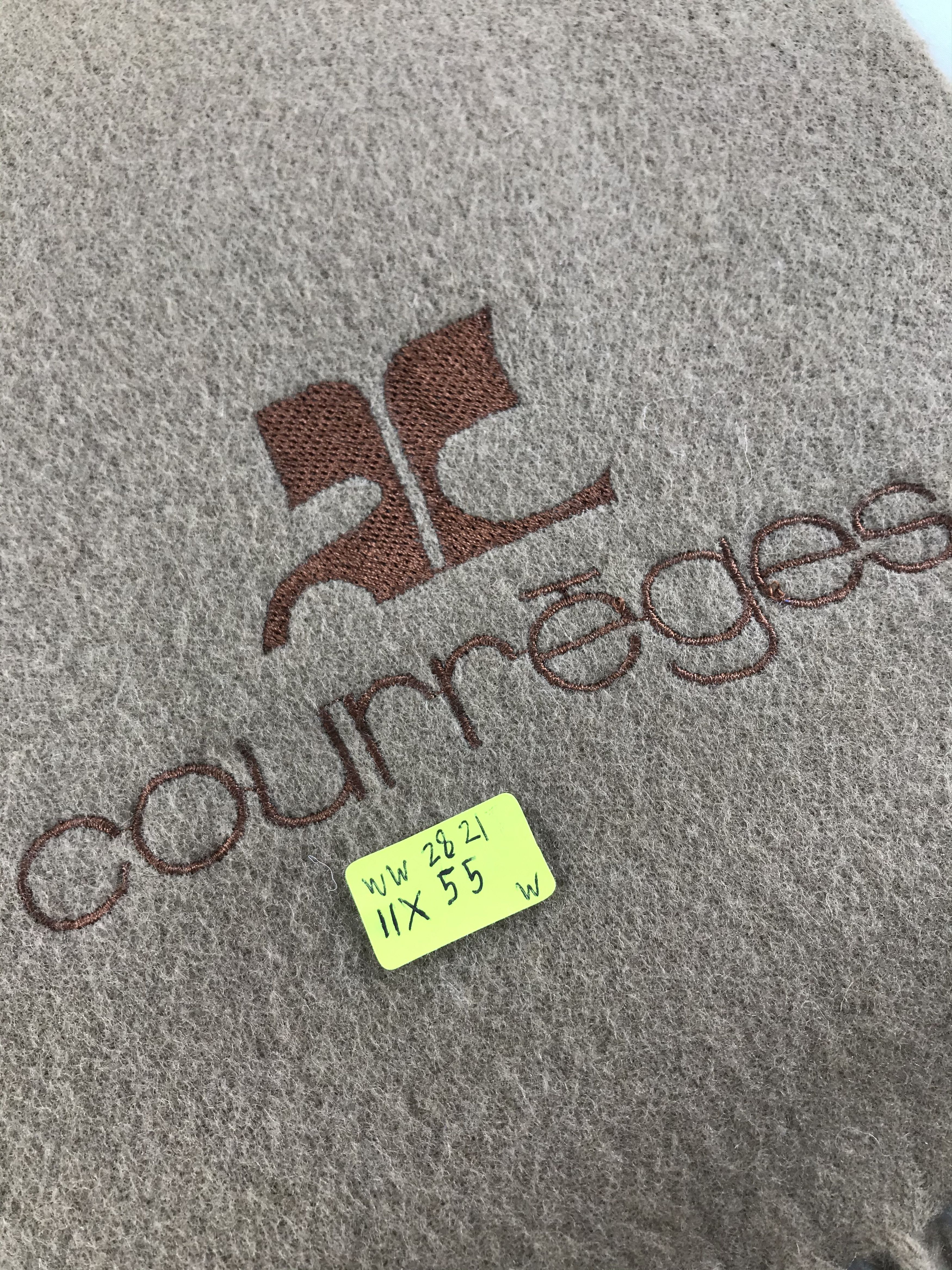 Courreges × Vintage Courreges Scarf / Muffler / Neckwear - WW2821 Size ONE SIZE - 5 Thumbnail