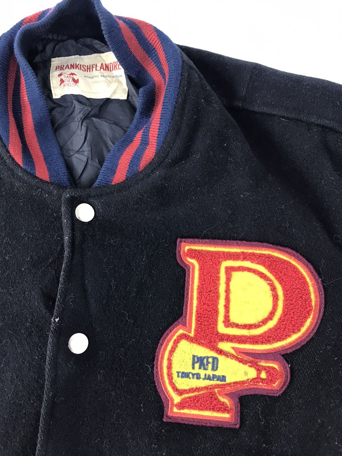 Leather Rare Prankish Flandre Tokyo Varsity Jacket Leather Sleeve Size US M / EU 48-50 / 2 - 4 Thumbnail
