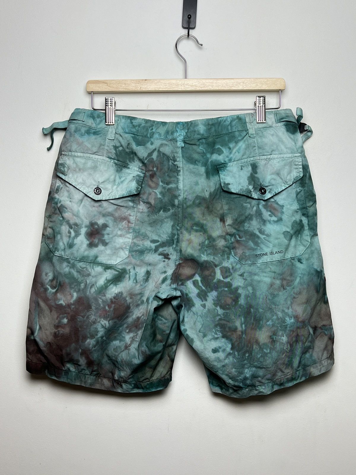 Stone Island stone island y2k tie dye shorts m-l Size US 33 - 10 Thumbnail