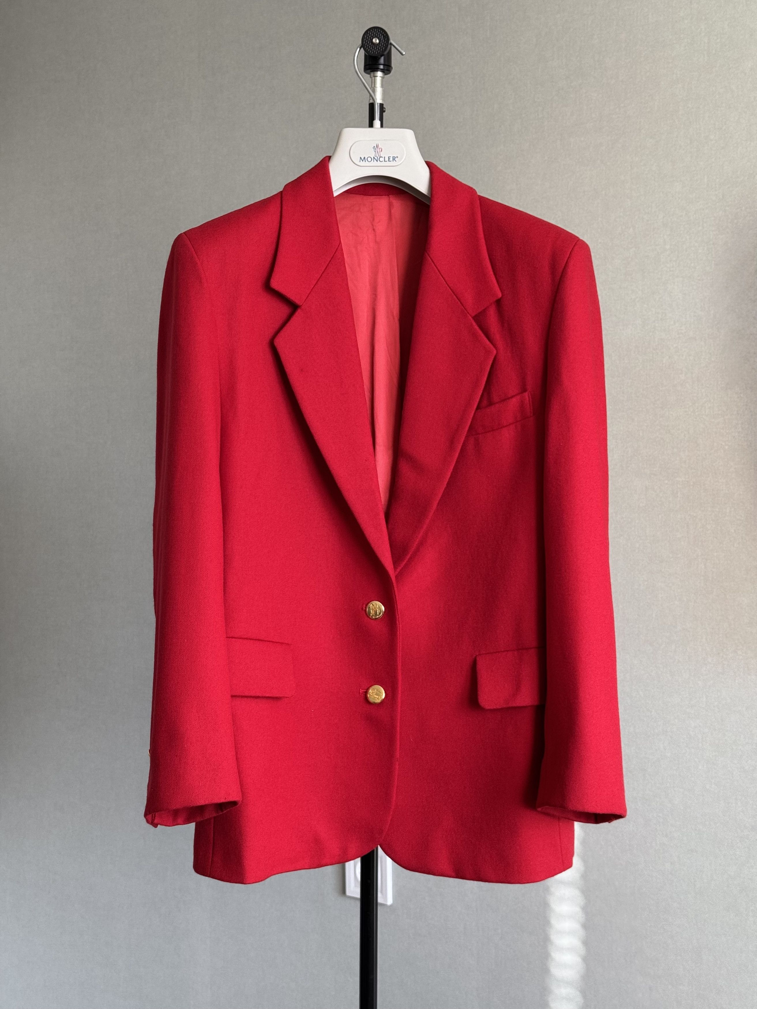Burberry × Vintage Vintage Burberry wool blazer Size M / US 6-8 / IT 42-44 - 1 Thumbnail