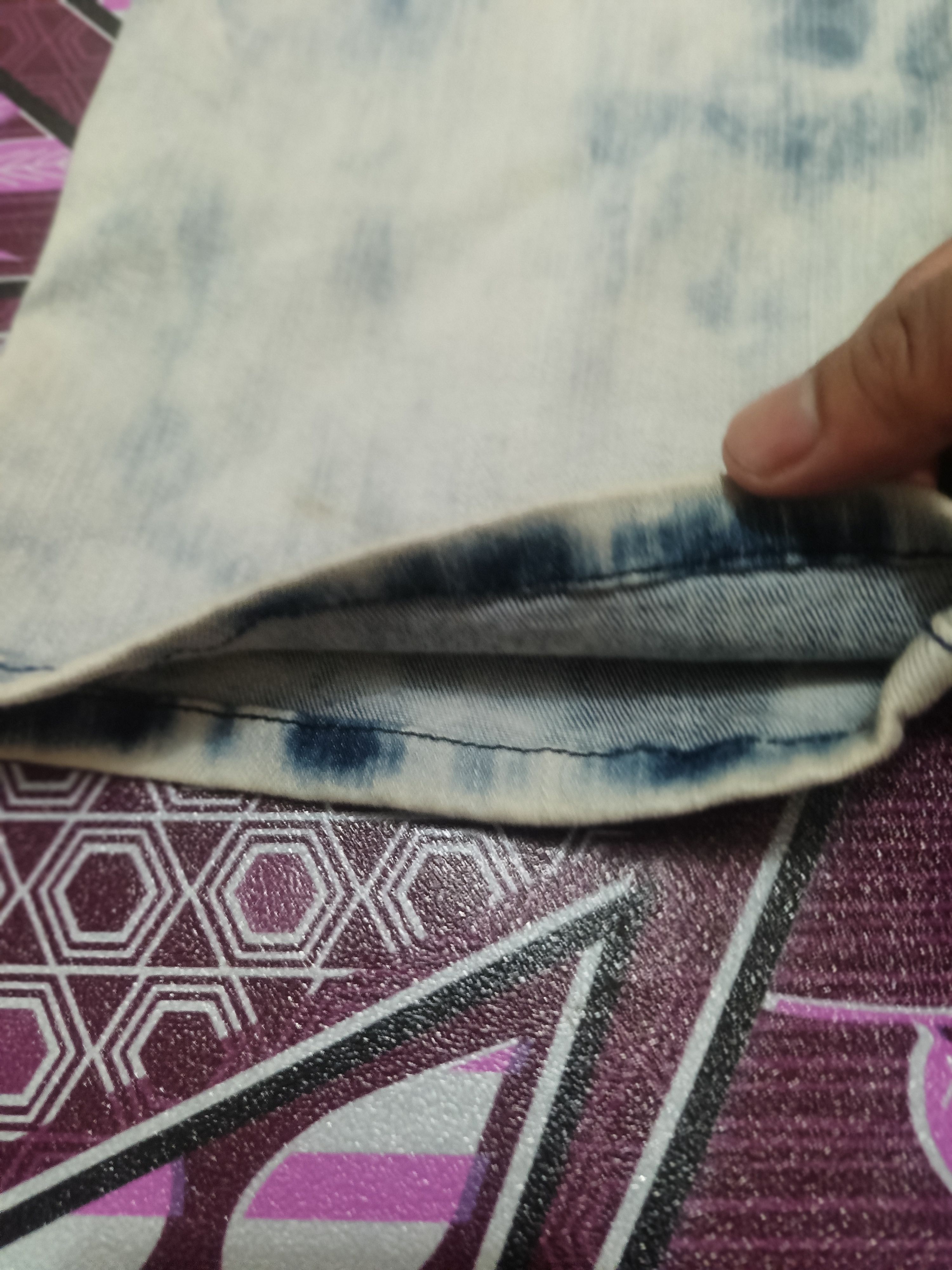 14th Addiction × If Six Was Nine × Japanese Brand ILDF street makes it punk Acid wash jeans USA flag Size US 33 - 15 Thumbnail