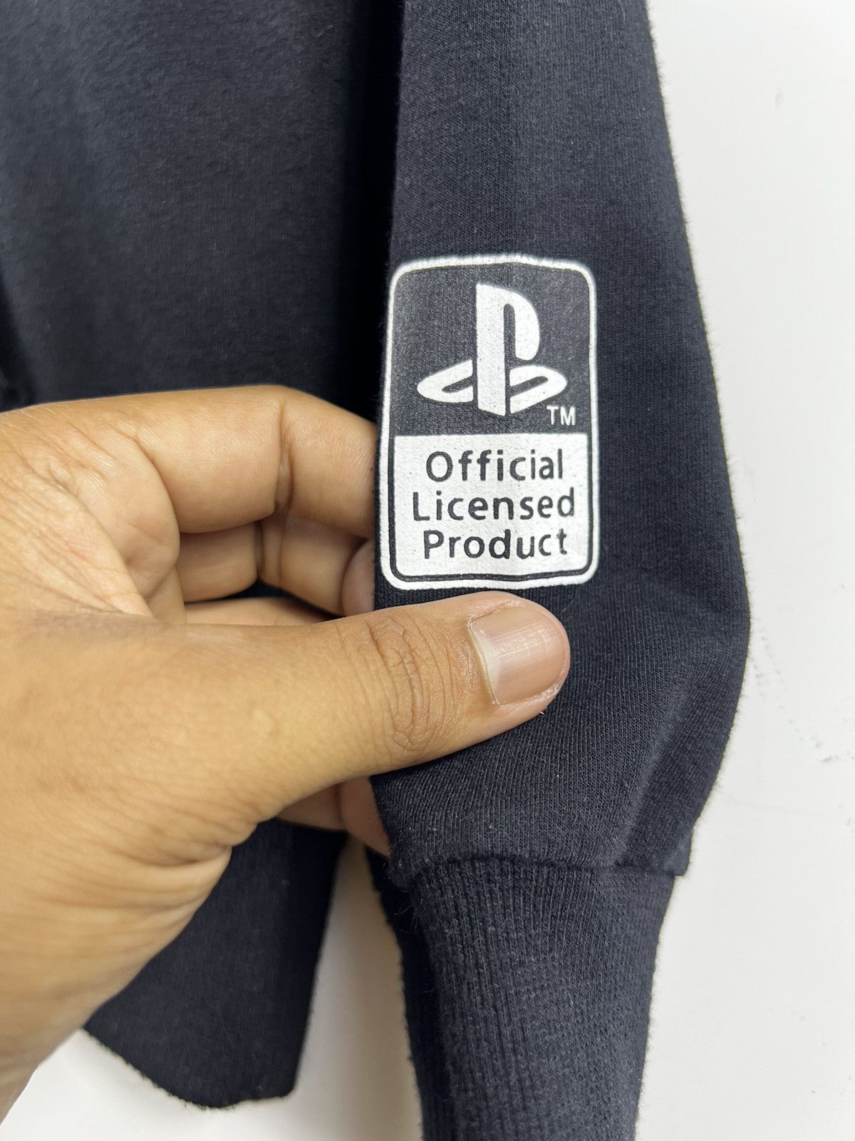Nintendo × Playstation 🌟 PLAYSTATION BIG LOGO Hoodie Black - L Size US M / EU 48-50 / 2 - 6 Thumbnail