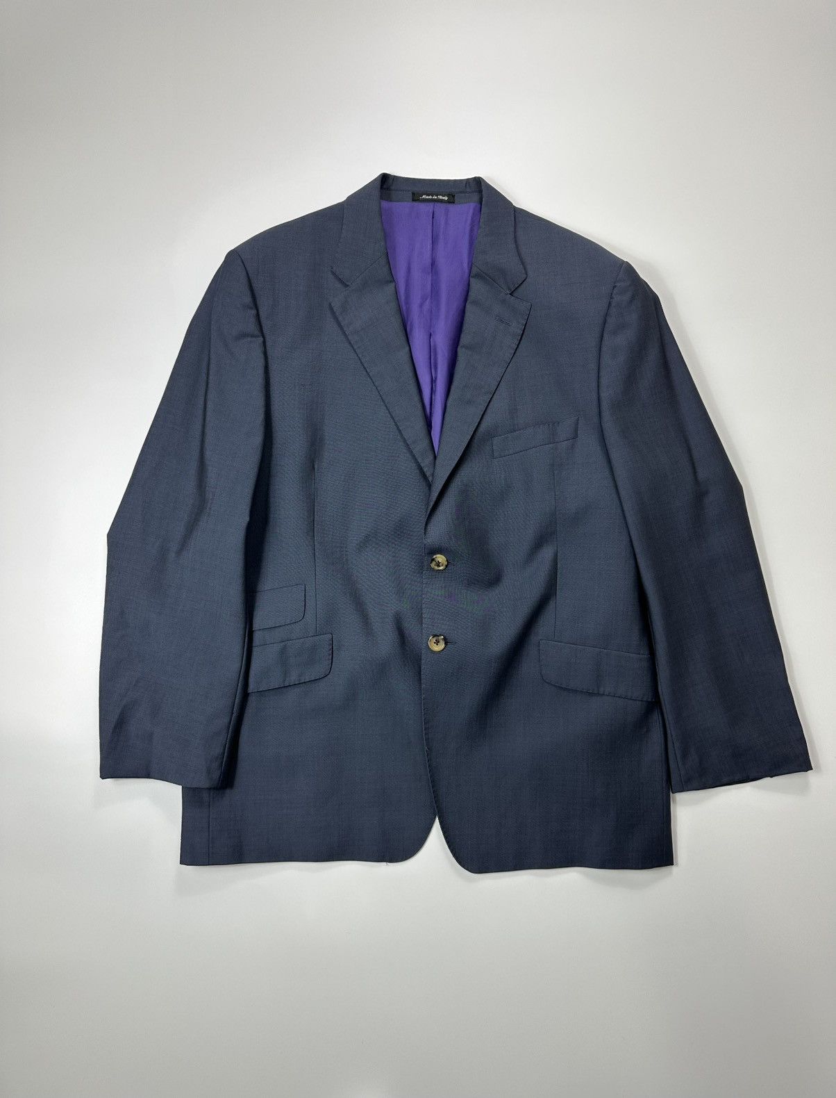 Paul Smith Paul Smith Classic Wool Blazer Men's 46R Blue Size 46R - 1 Thumbnail