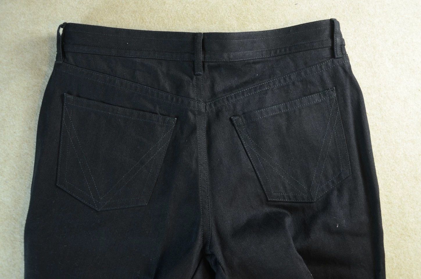 Bottega Veneta Bottega Veneta 3D Embossed Black Structured Jeans Size US 37 - 7 Thumbnail
