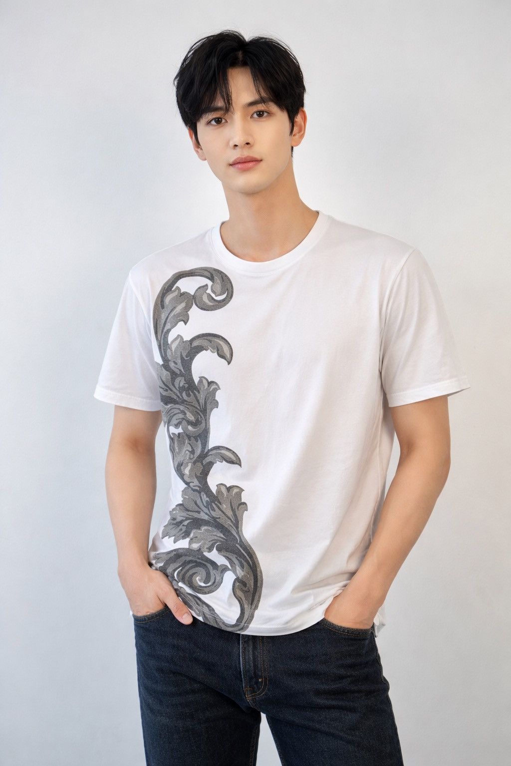 Versace Versace Collection T-Shirt Baroque Graphic Print Size S Size US S / EU 44-46 / 1 - 2 Thumbnail