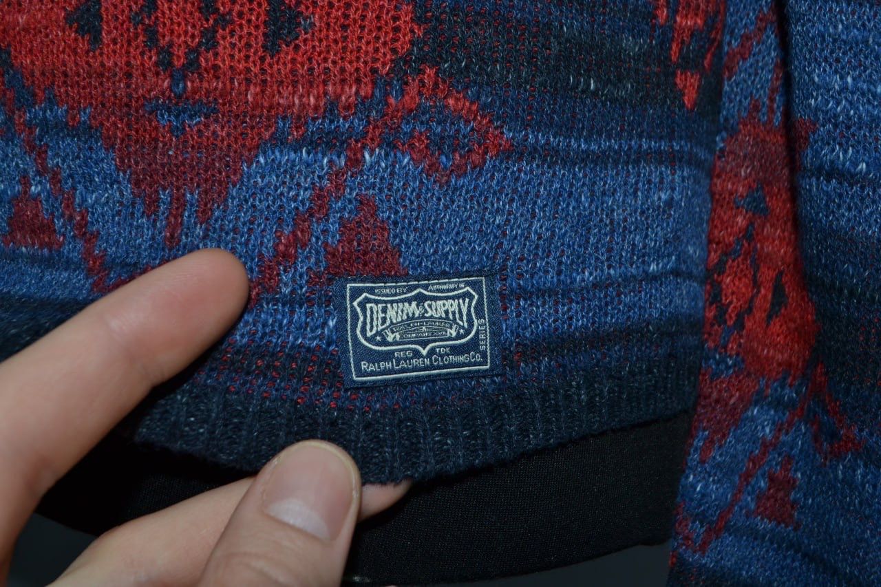 Polo Ralph Lauren × Vintage Ralph Lauren Denim & Supply Knit Aztec Sweater Indian Size S Size US S / EU 44-46 / 1 - 6 Thumbnail
