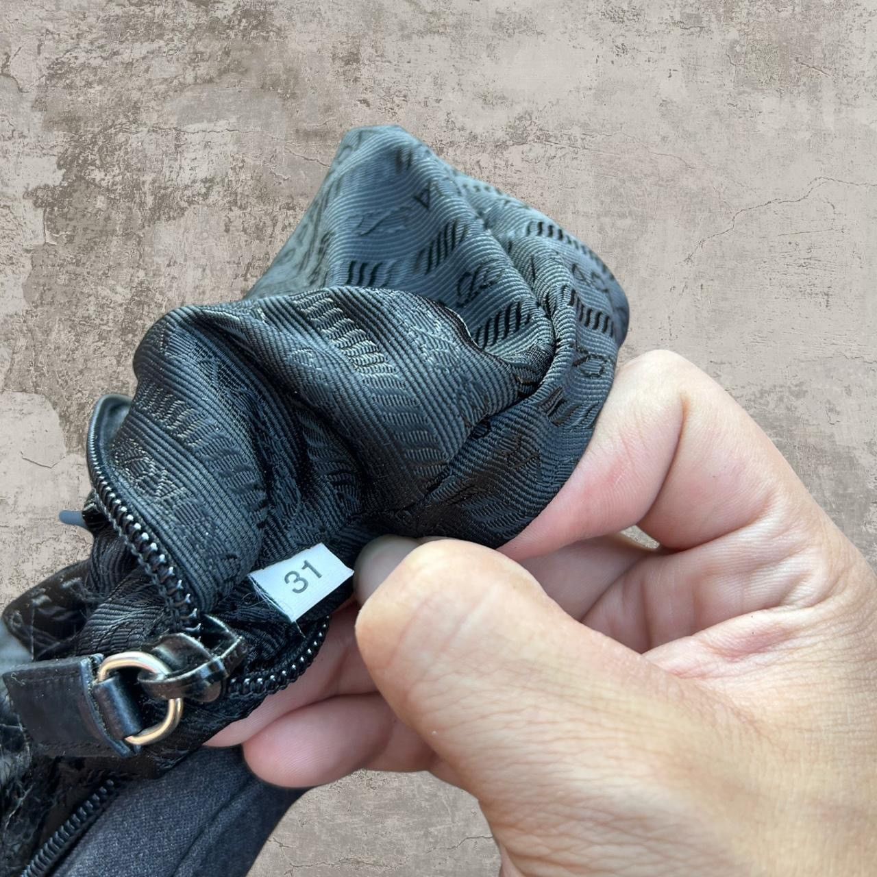 Prada 90’s Prada Wool / Leather Hand Bag Size ONE SIZE - 7 Thumbnail