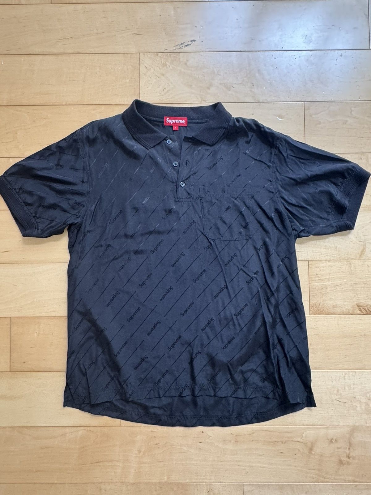 Supreme Silk Polo | Grailed