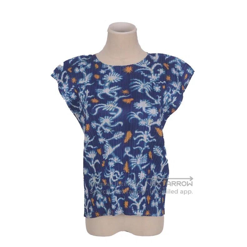 Issey Miyake Issey Miyake Printed Pleated Top Size XXL / US 16-18 / IT 52-54 - 1 Thumbnail
