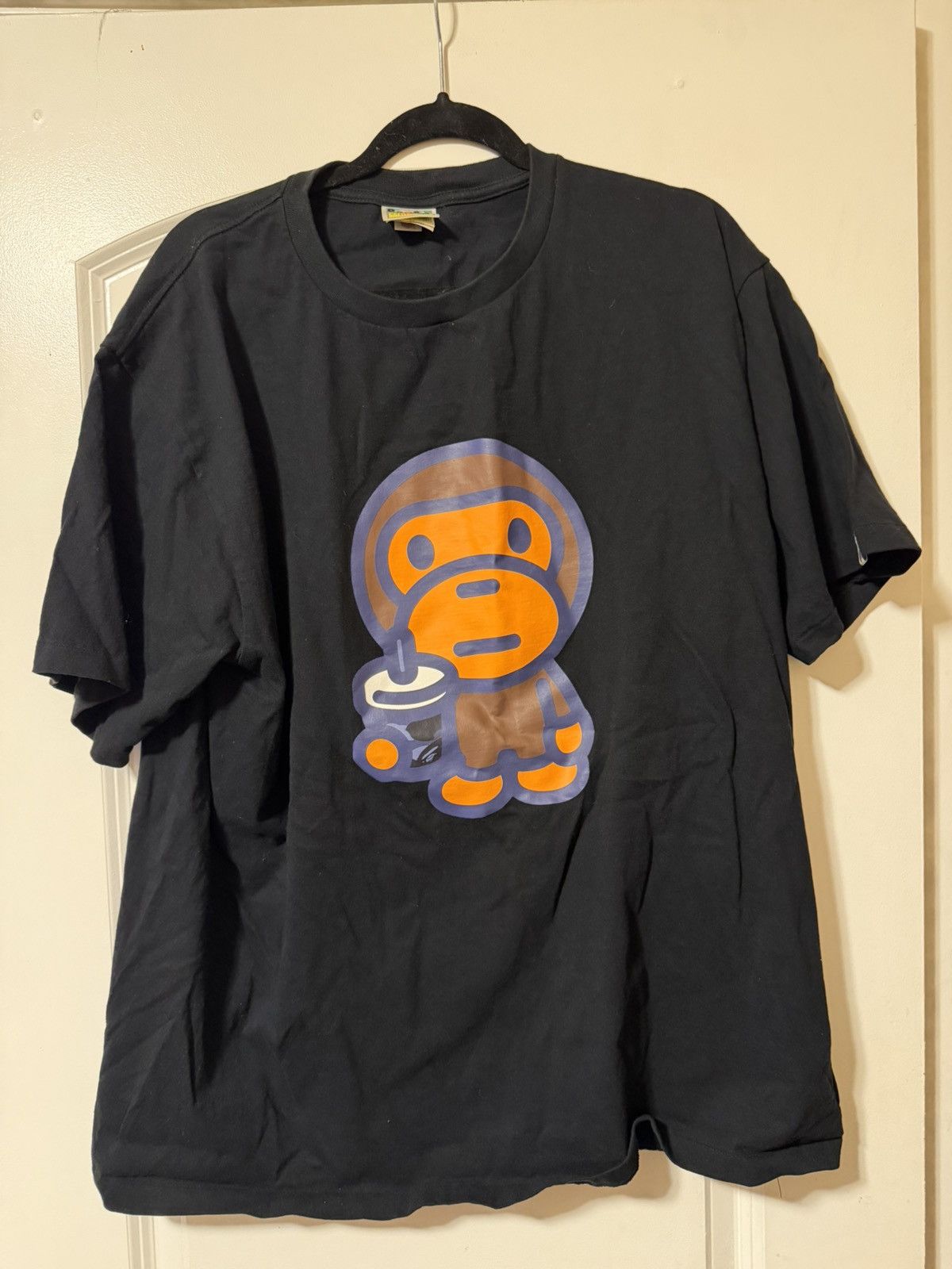 Bape A Bathing Ape Bape Juice Cup Summer Baby Milo Tee Black XXL Size US XXL / EU 58 / 5 - 1 Thumbnail