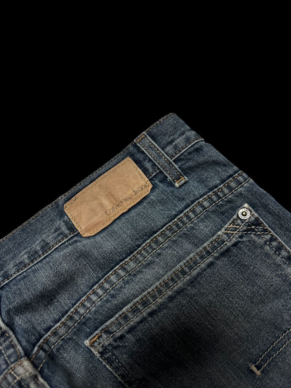 Vintage BOOTCUT Vintage Y2K Calvin Klein Jeans Insane Rusty Distress Size US 35 - 18 Thumbnail