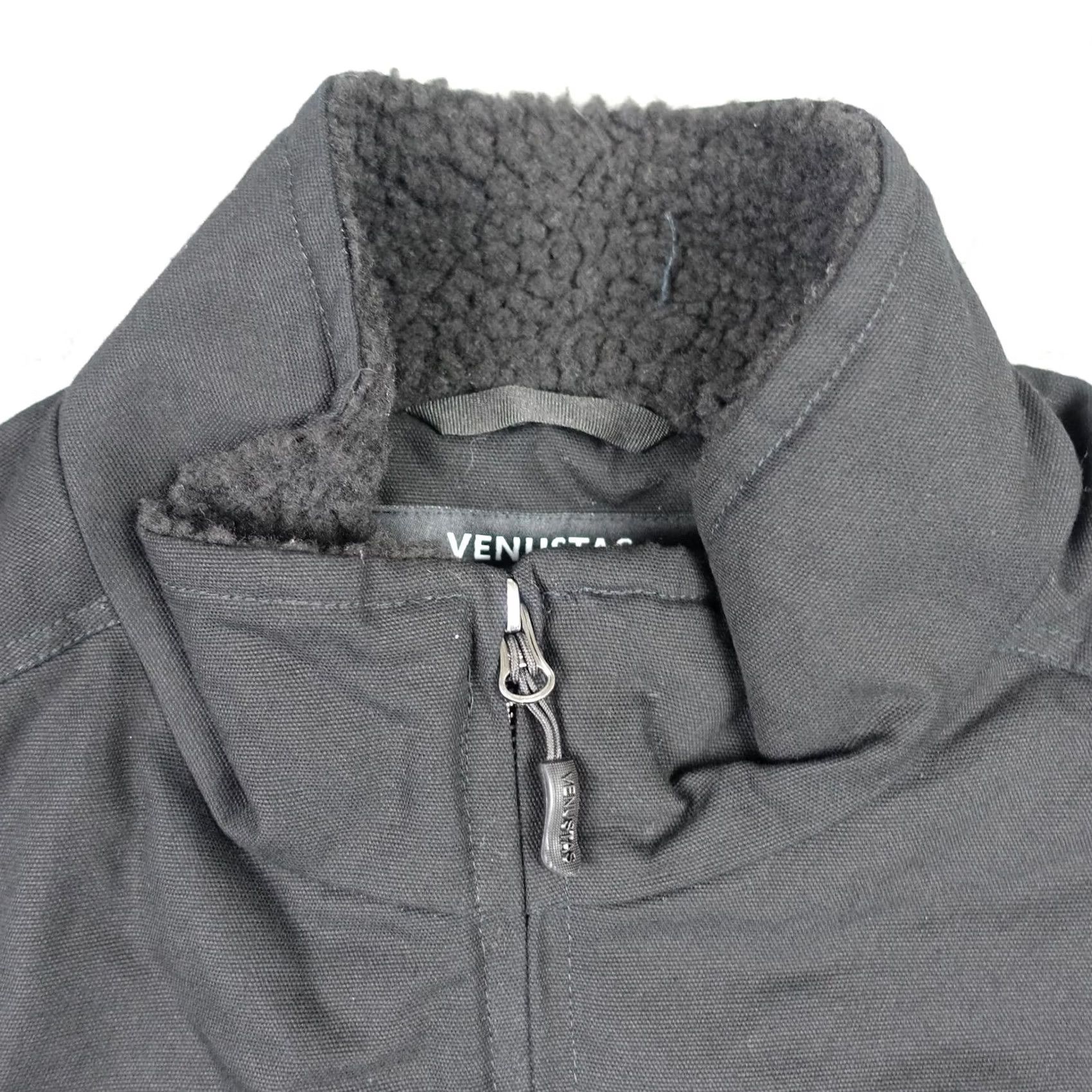 Vintage VENUSTAS Mens Heated Vest M Medium Black Canvas Puffer Lined M65 NO BATTERY Vest/Coat Style Puffer Jacket, Thermal, Zip, Pockets Ladies Mens? Size US M / EU 48-50 / 2 - 3 Thumbnail