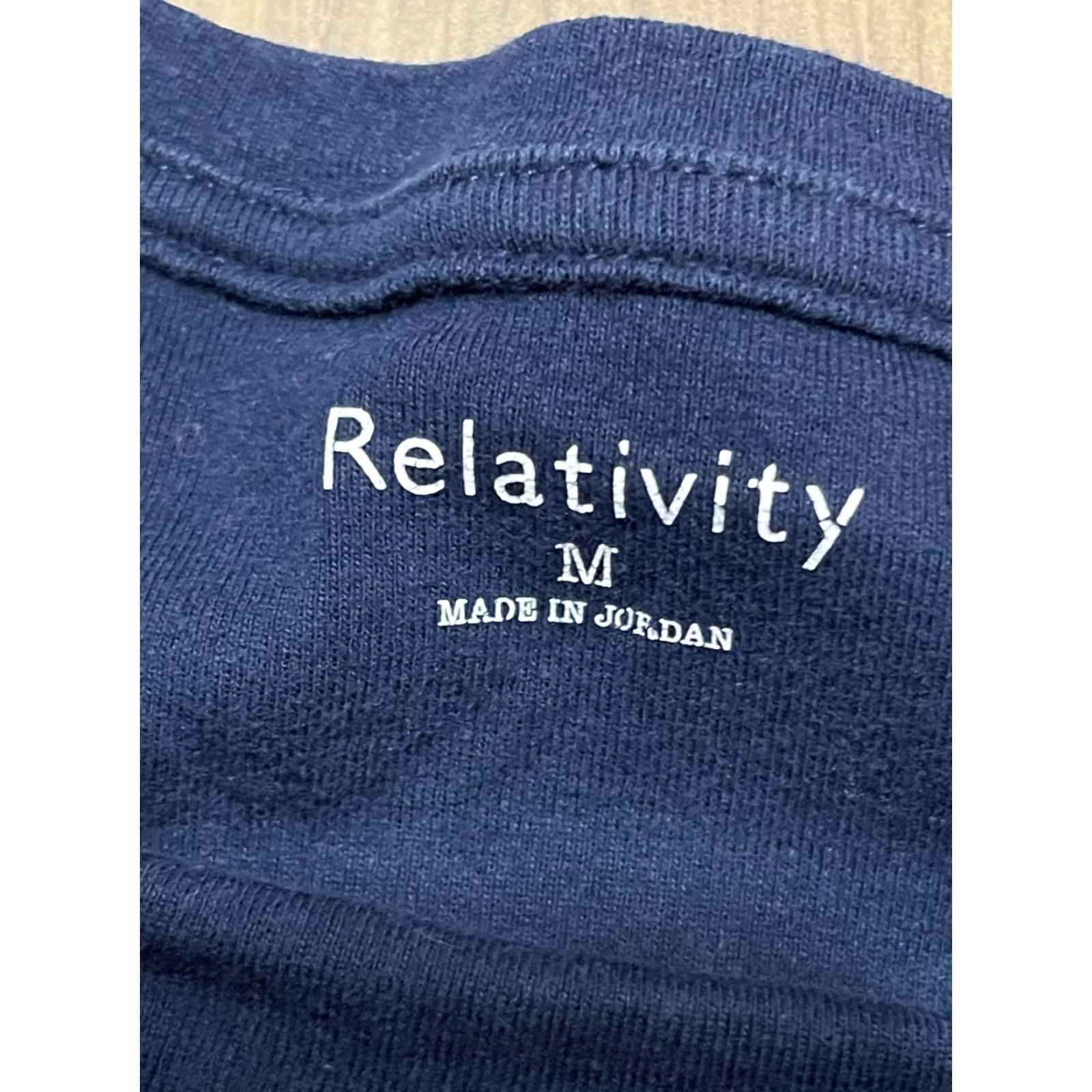 Vintage Relativity Shirt Women's Size Medium Blue Short Sleeve Regular Womens T-Shirt Casual Size M / US 6-8 / IT 42-44 - 5 Thumbnail