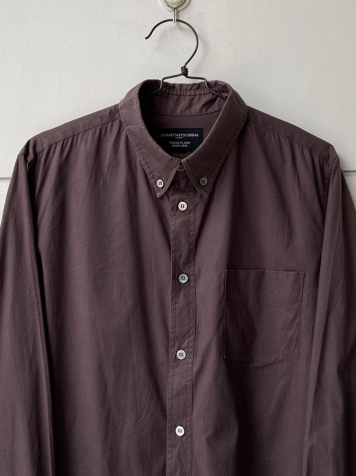 Masaki Matsushima MASAKI MATSUSHIMA Brown Shirt Size US M / EU 48-50 / 2 - 11 Thumbnail