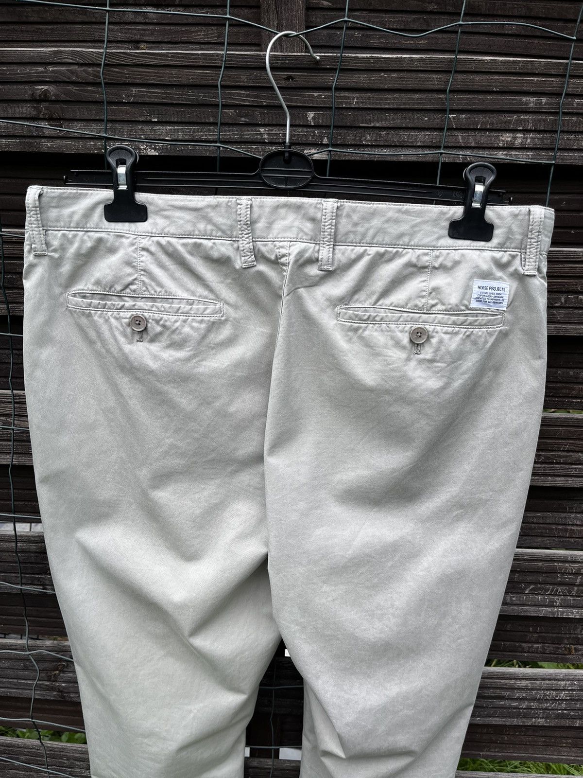 Norse Projects 🔴 NORSE PROJECTS AROS SLIM LIGHT TWILL Size US 36 / EU 52 - 6 Thumbnail