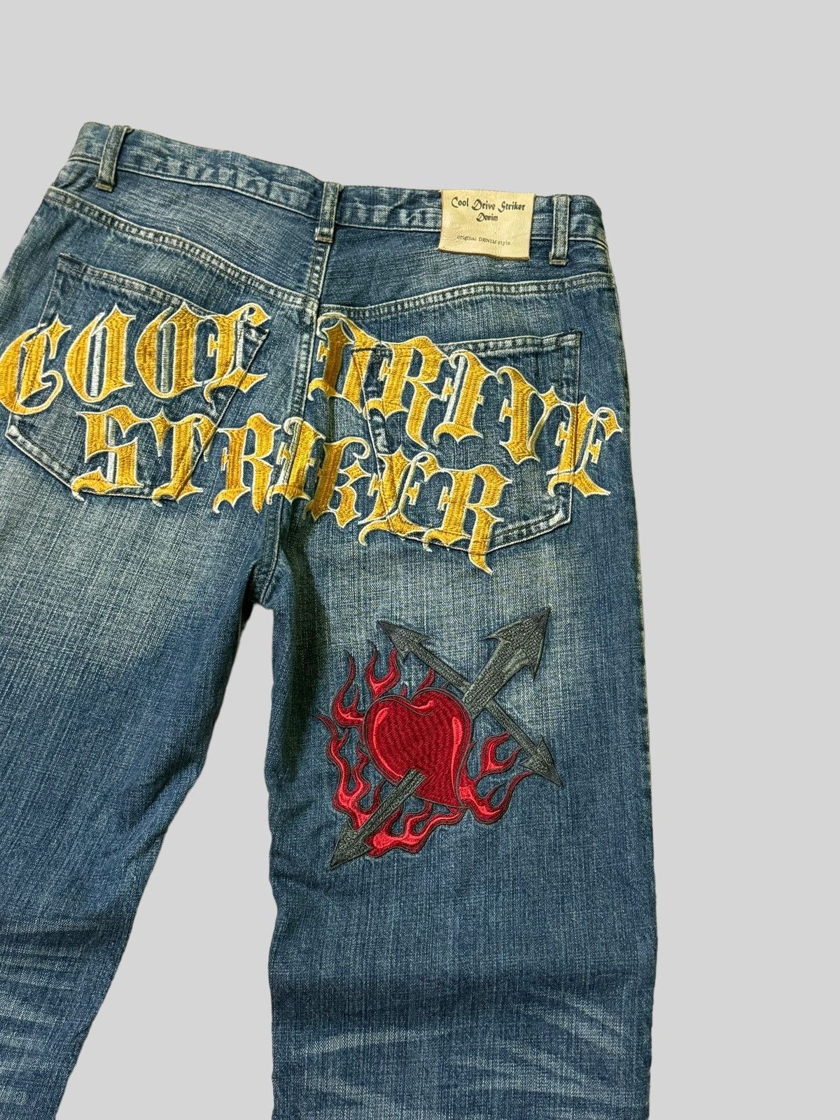 If Six Was Nine VINTAGE COOL DRIVE STRIKER EMBROIDERY LOGO DENIM Size US 32 / EU 48 - 11 Thumbnail
