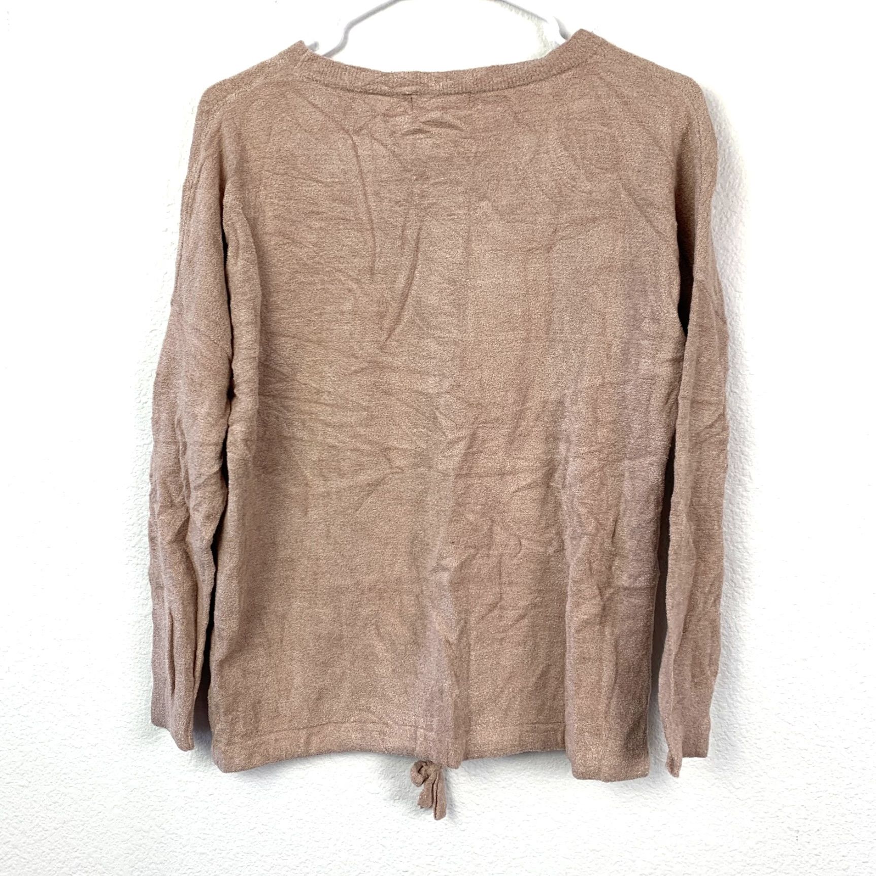 Vintage Barefoot Dreams CozyChic Ultra Lite Slouchy Pullover Sweater Faded Rose XS NWT Size XS / US 0-2 / IT 36-38 - 6 Thumbnail
