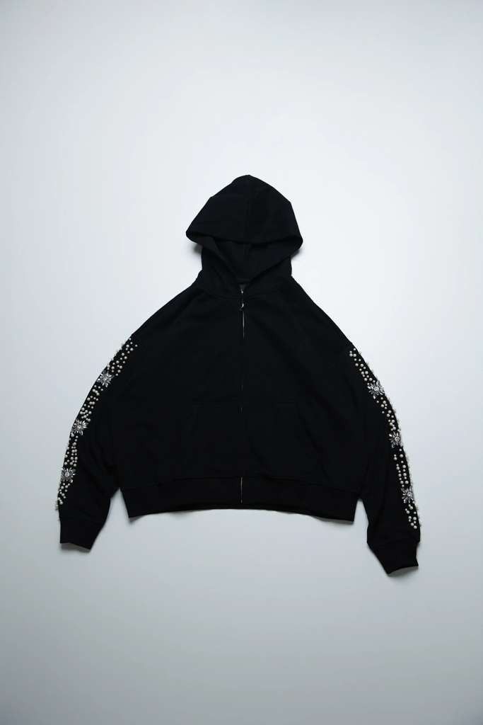 Other Fraternal Desires 'What the Pearl' Black Zip Up Hoodie Size US L / EU 52-54 / 3 - 1 Preview