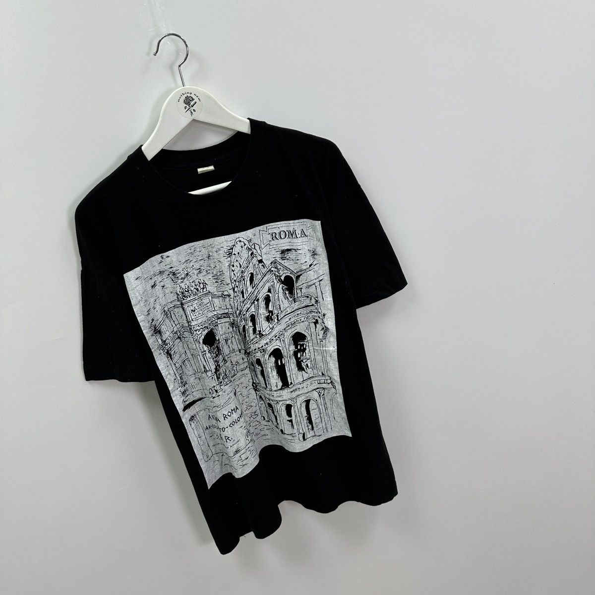Vintage Vintage 90s Ancient Rome Coliseum Art graphic tee Antica Size US XXL / EU 58 / 5 - 3 Thumbnail