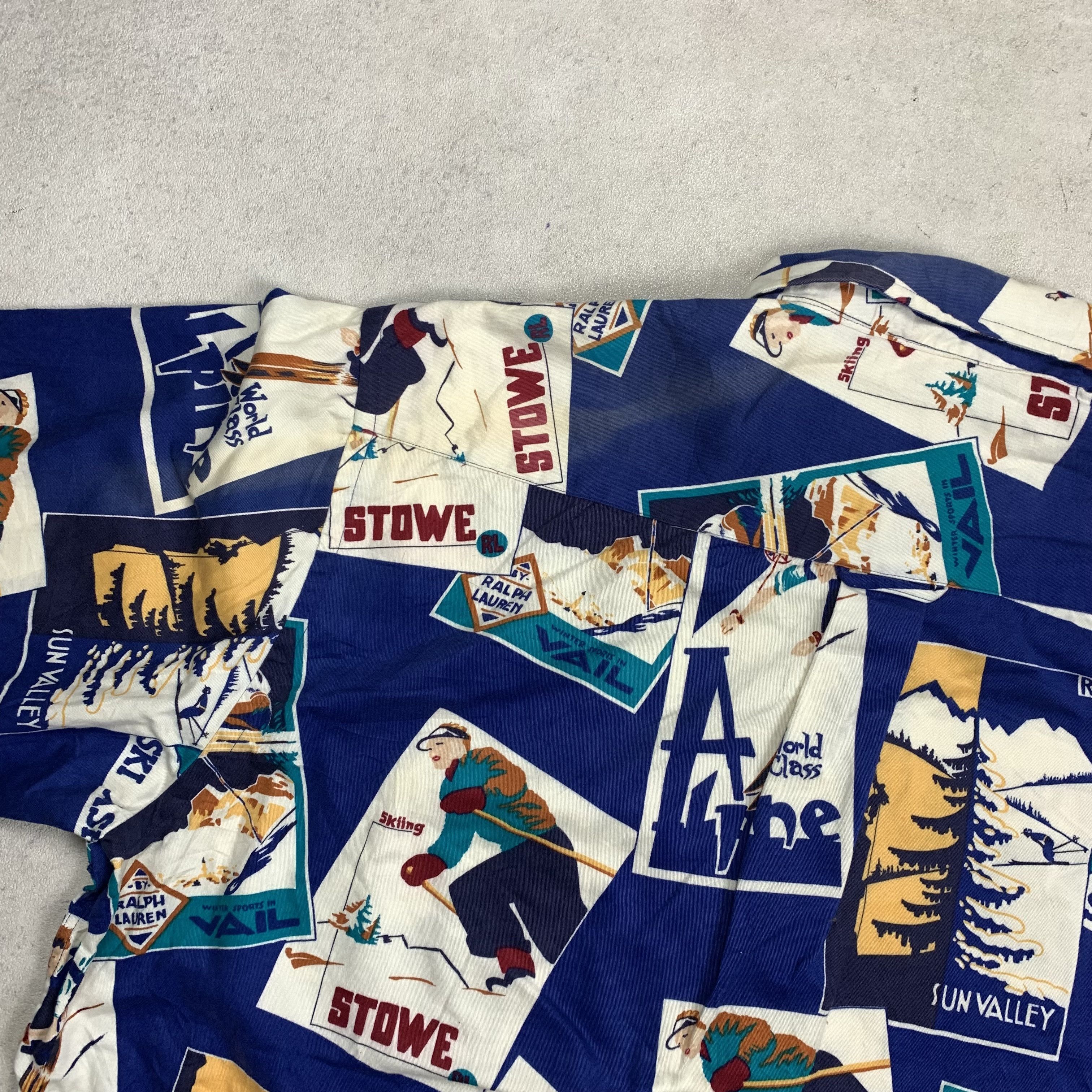 Chaps Ralph Lauren Vintage Chaps Ralph Lauren Ski Aspen Stowe Shirt Size US XL / EU 56 / 4 - 4 Thumbnail