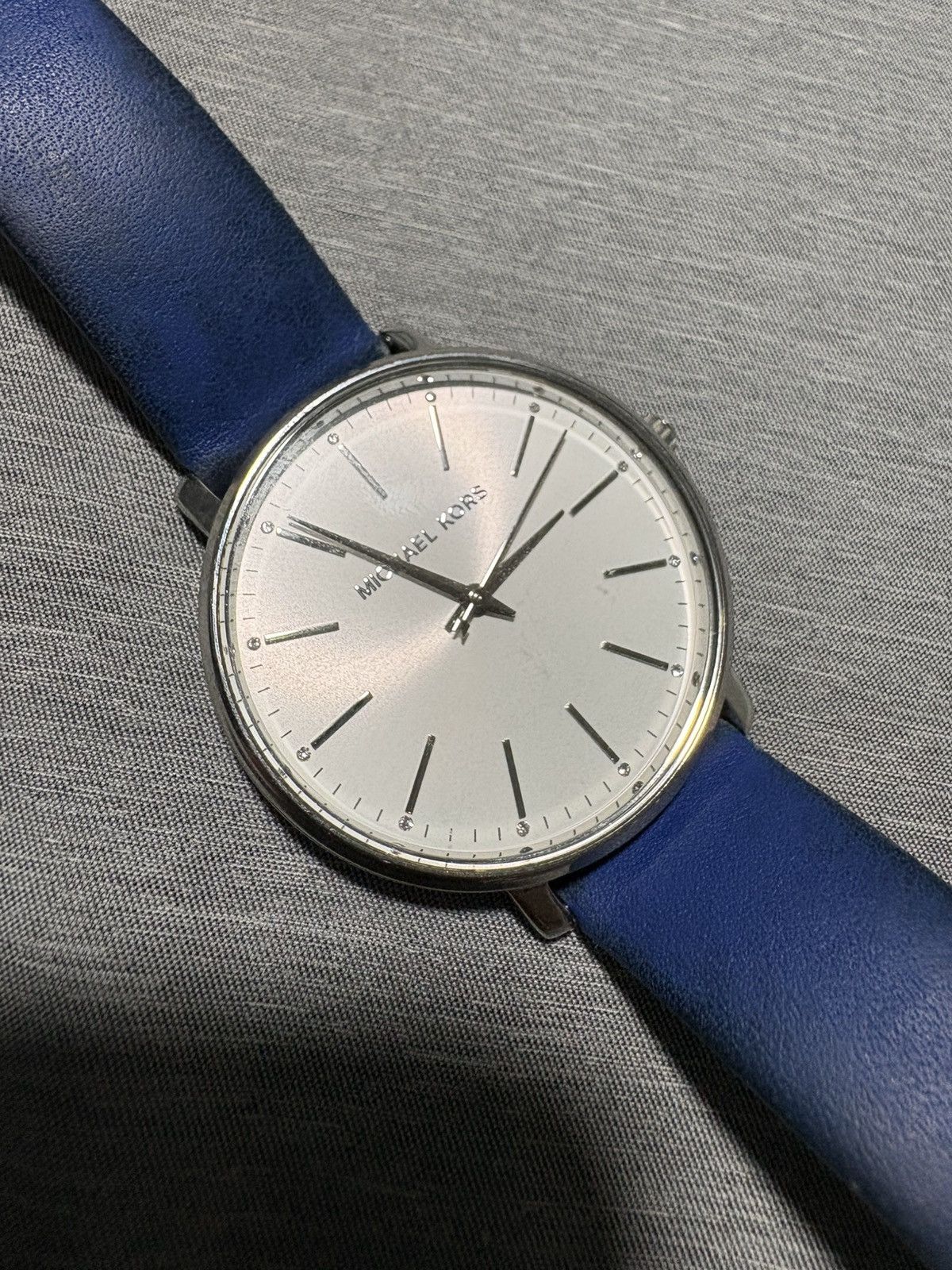 Michael Kors Michael Kors Pyper MK-2845 Blue Leather Quartz 38mm Watch Size ONE SIZE - 3 Thumbnail