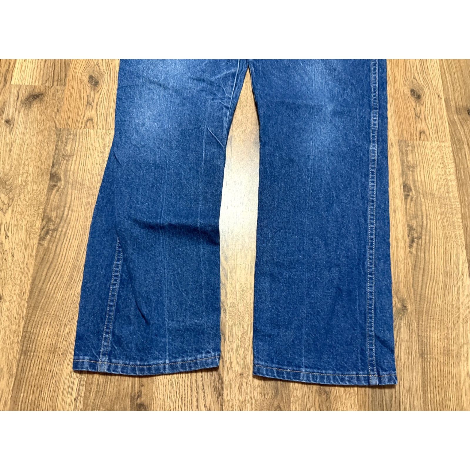 Vintage Rustler Jeans Men's Size 40x30 Blue Denim Bootcut Pockets Size US 40 / EU 56 - 3 Thumbnail