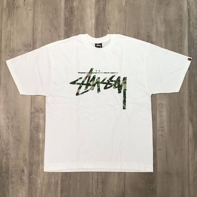 Bape × Nigo × Stussy BAPE × stussy 30th anniversary T-shirt ABC camo APE NIGO Size US M / EU 48-50 / 2 - 1 Thumbnail