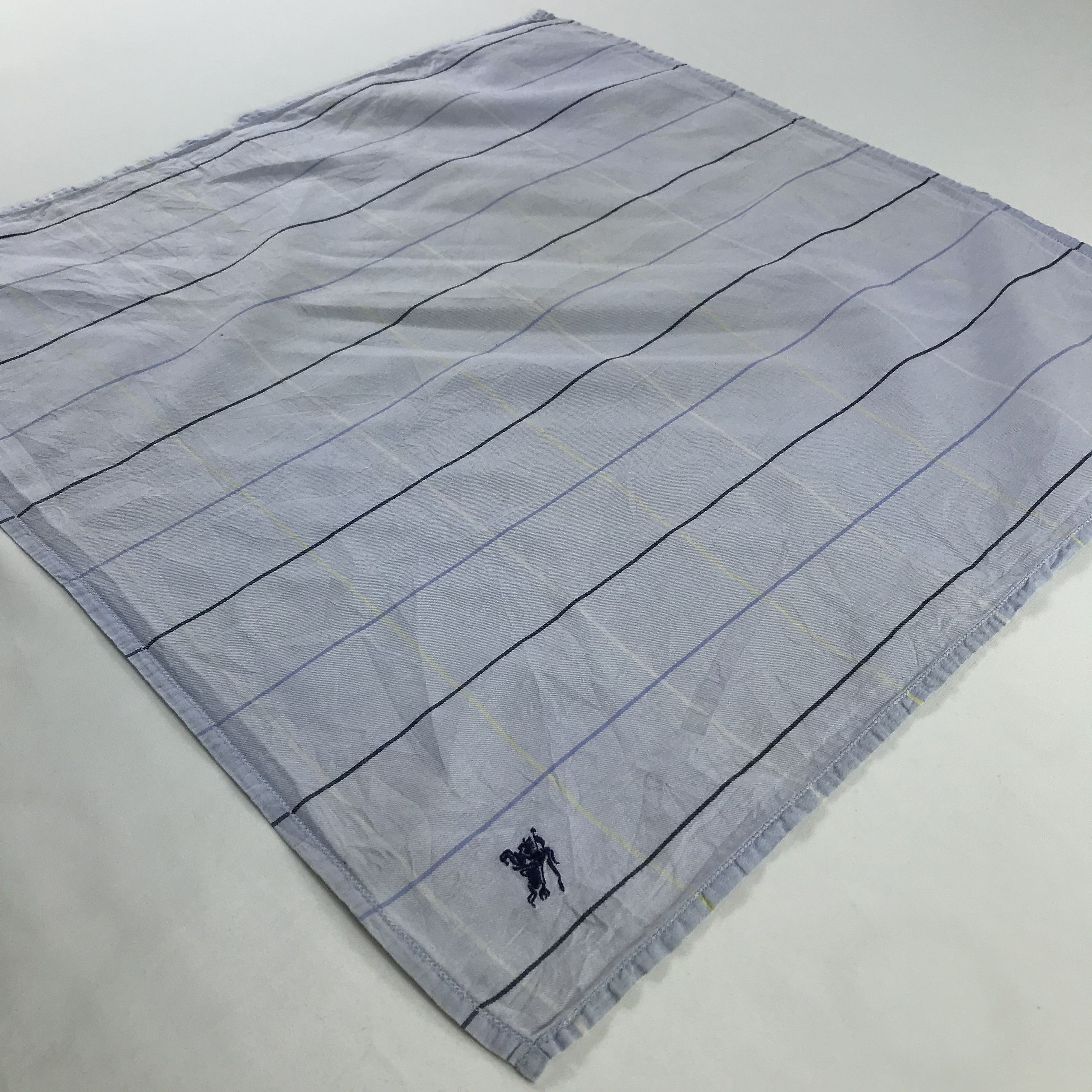 Burberry × Vintage Burberry Bandana / Handkerchief / Neckerchief - S643 Size ONE SIZE - 2 Thumbnail