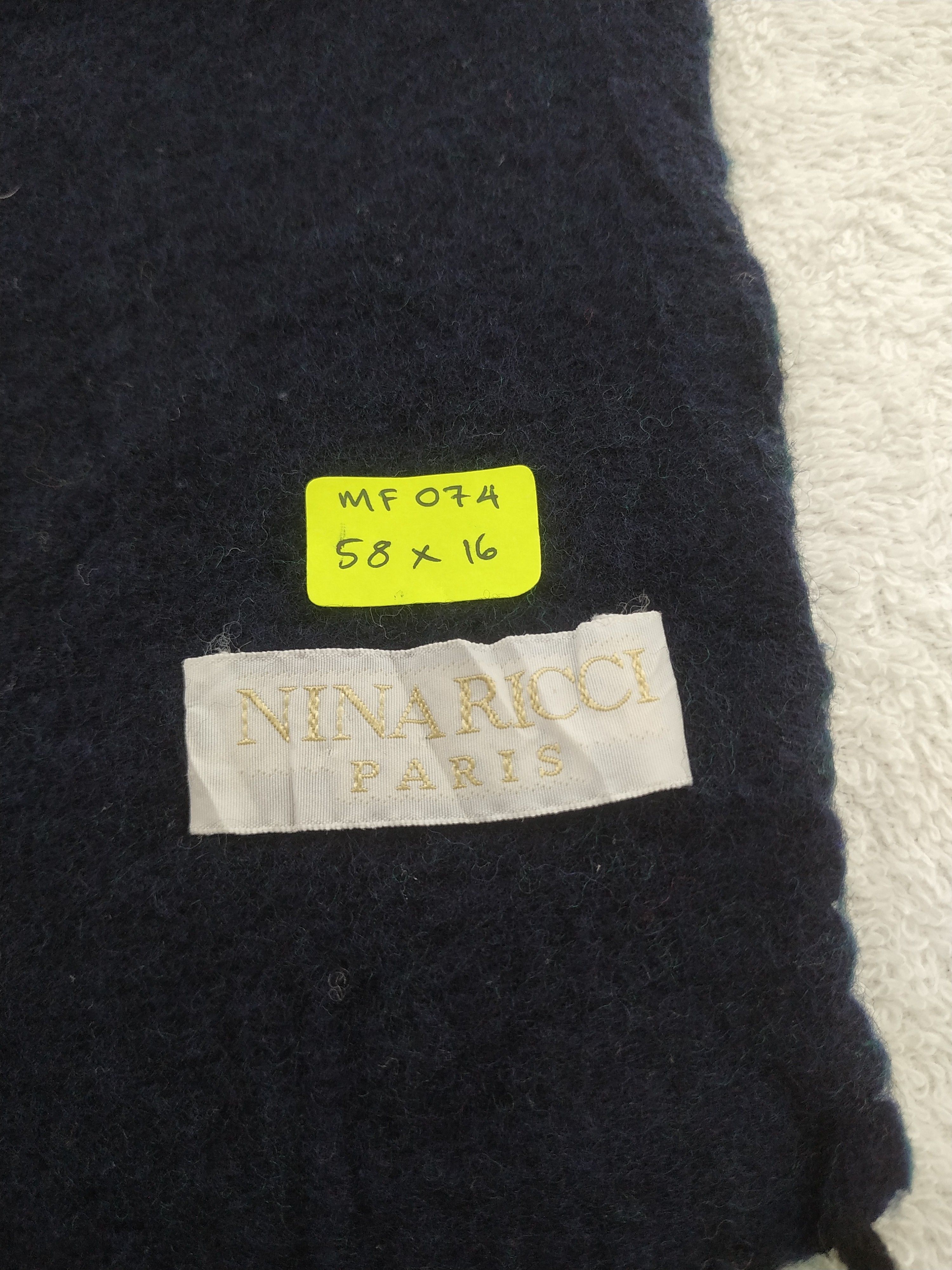Nina Ricci Vintage Nina Ricci Wool Scarf/Muffler/Neckwear MF074 Size ONE SIZE - 5 Thumbnail