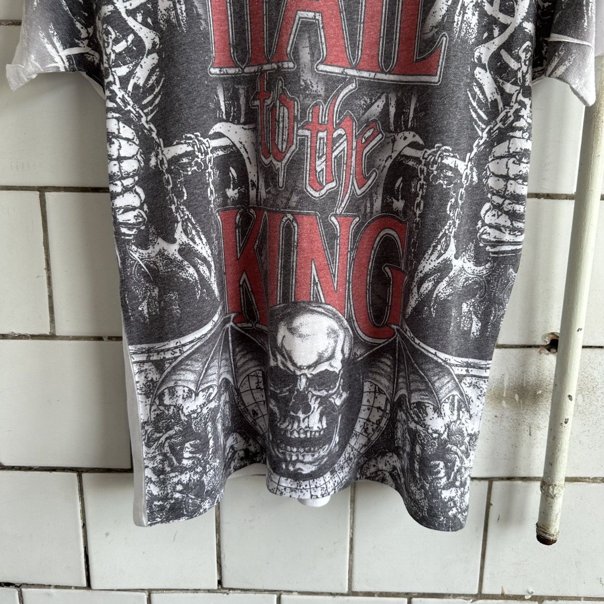 Band Tees × Japanese Brand Vintage Adult Avenged Sevenfold T-shirts Hall Of The King Size US M / EU 48-50 / 2 - 7 Thumbnail