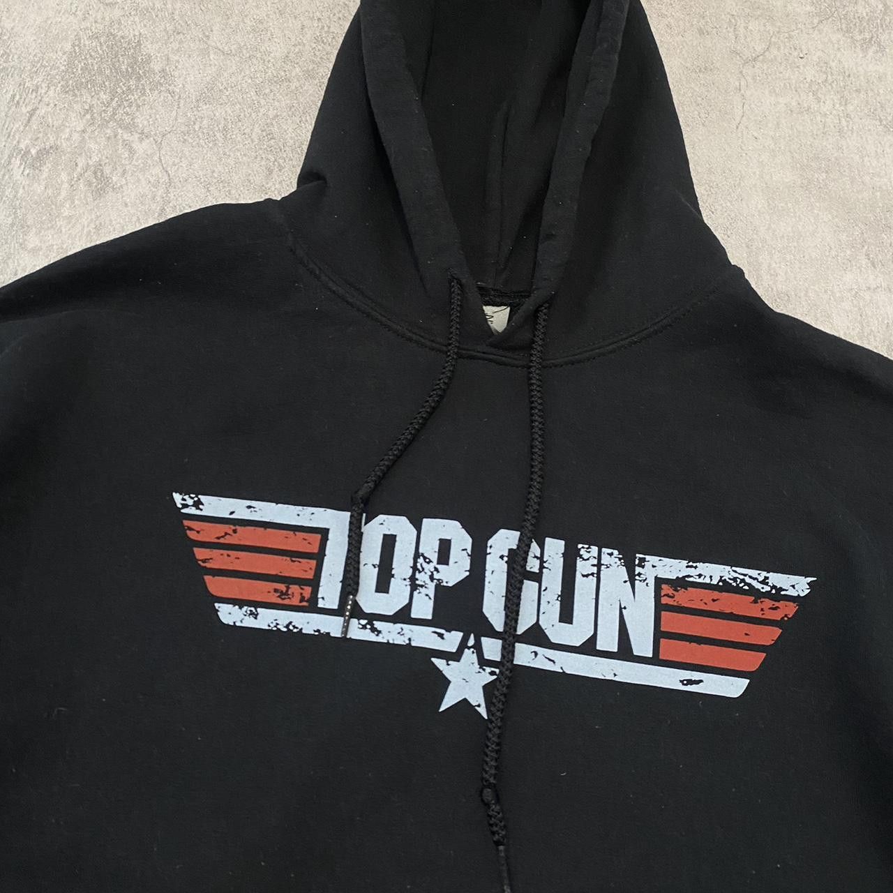 Gildan Top Gun black hoodie with multi-coloured graphics Size US L / EU 52-54 / 3 - 3 Thumbnail