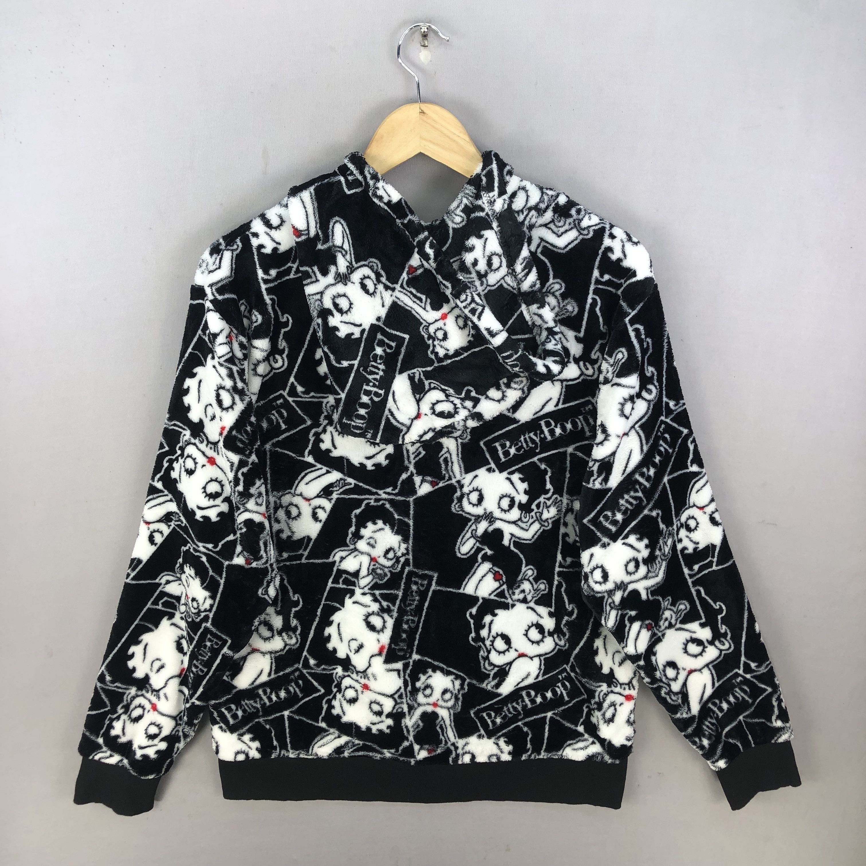 Hysteric Glamour All Over Print Betty Boop Fleece Hooded Jacket Size US S / EU 44-46 / 1 - 5 Thumbnail