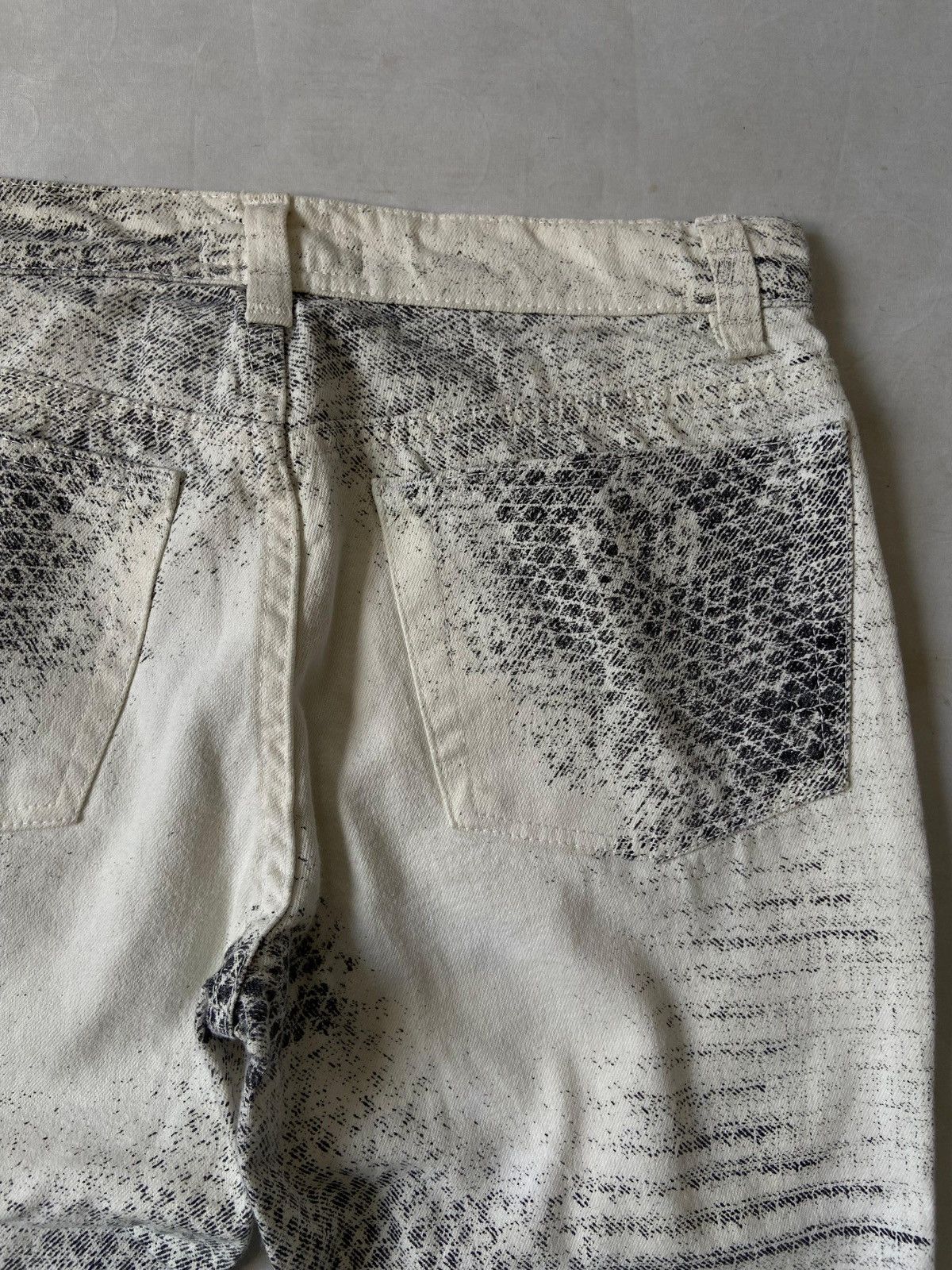 Roberto Cavalli Roberto Cavalli Python Snake Print Jeans Flared Size 25" / US 0 / IT 36 - 7 Thumbnail