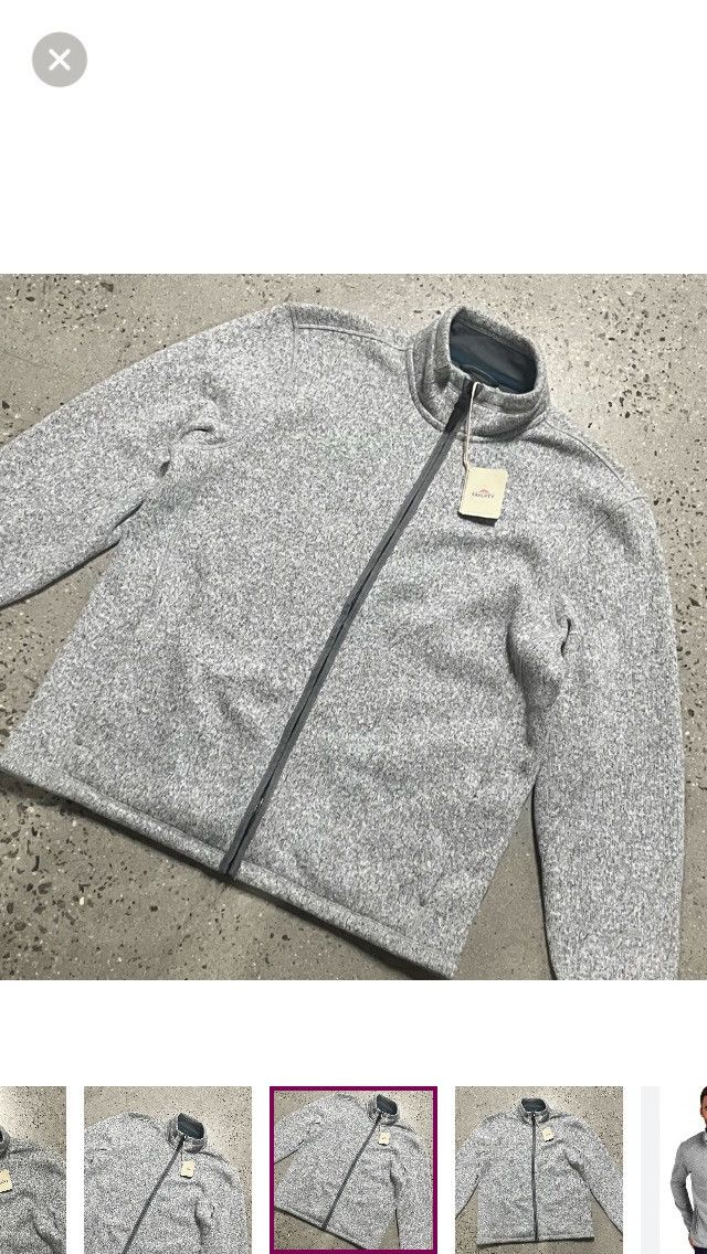 Faherty Faherty Full Zip Fleece Sweater MKH2342 Large Size US L / EU 52-54 / 3 - 13 Thumbnail