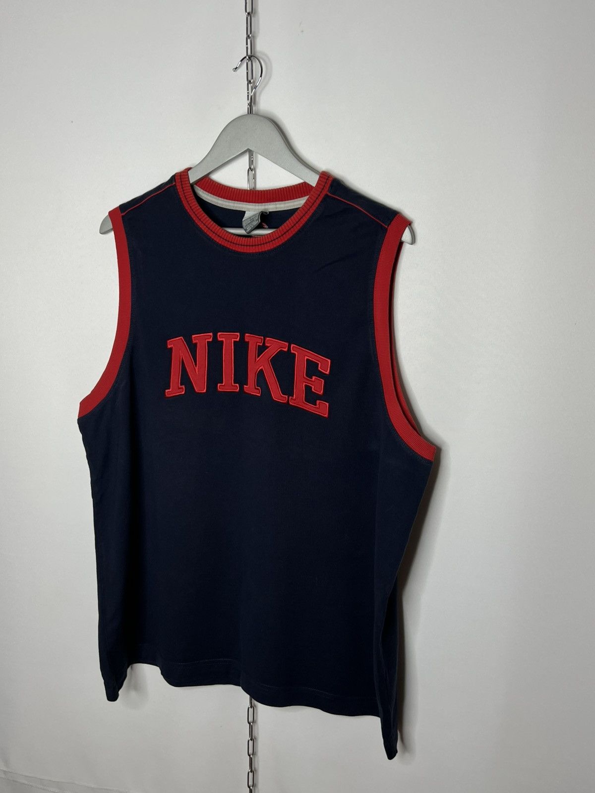 Nike Vintage Nike Big Logo Tee T-Shirt Vest Rare Size US XXL / EU 58 / 5 - 2 Thumbnail