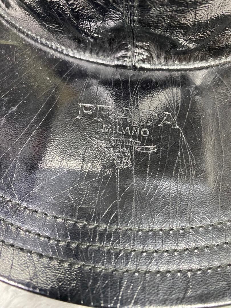 Prada Prada Leather Cap Size ONE SIZE - 9 Thumbnail