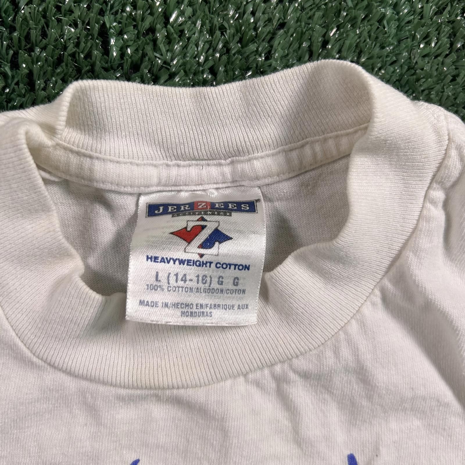 Jerzees Boys Vintage New Orleans White Graphic T-Shirt Size US L / EU 52-54 / 3 - 3 Thumbnail