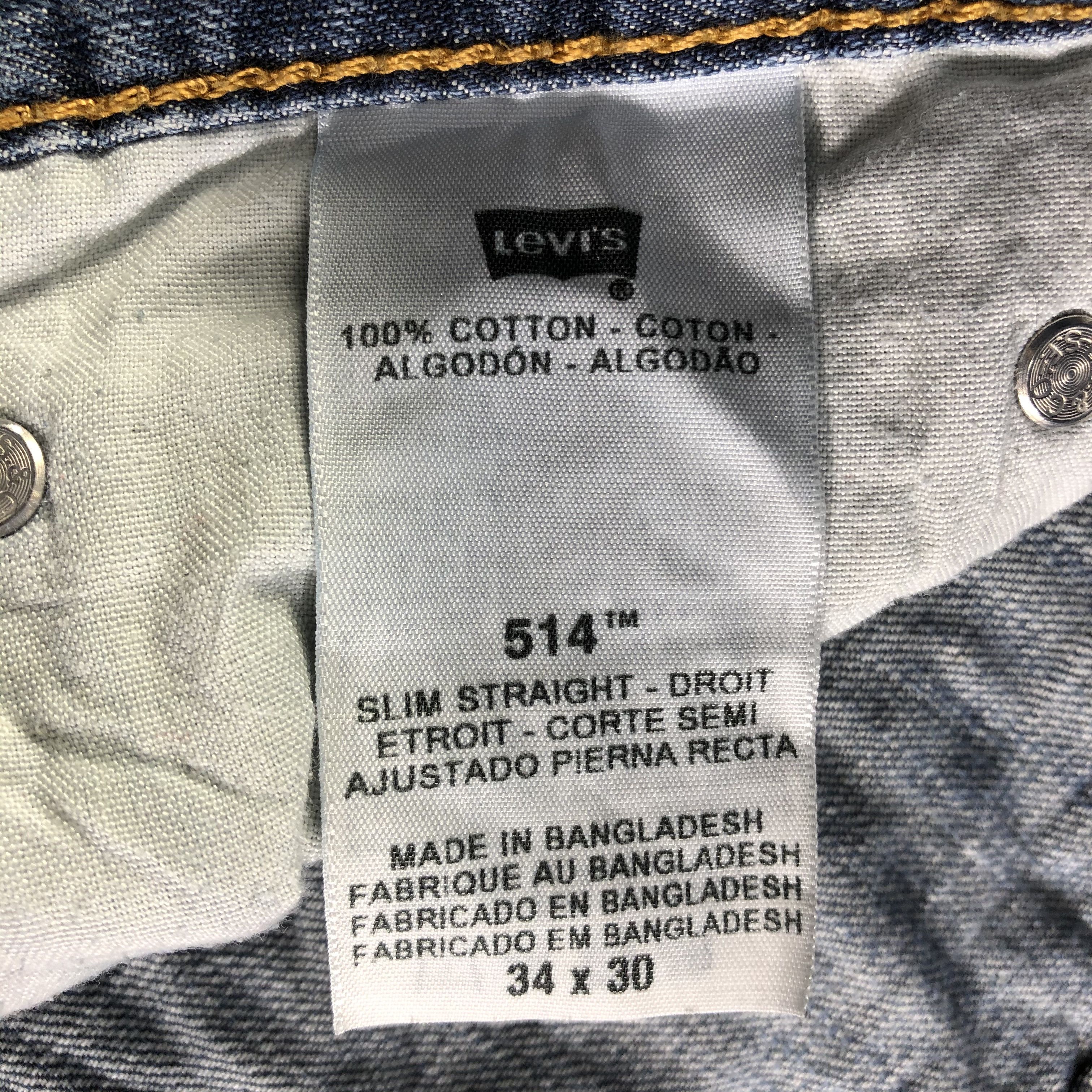 Levi's Vintage Levis 514 Jeans-J4460 Size US 34 / EU 50 - 10 Thumbnail