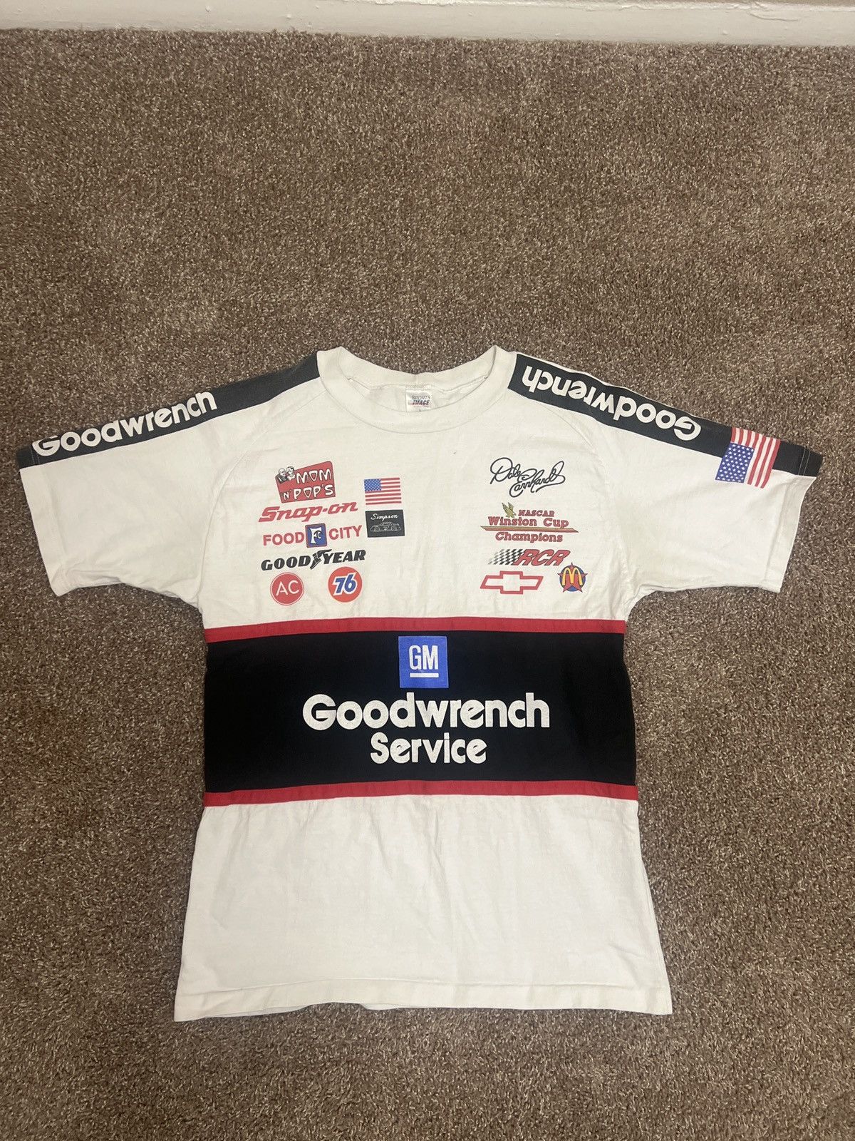 H&M Dale Earnhardt Streetwear Racing Tee Size US L / EU 52-54 / 3 - 2 Thumbnail