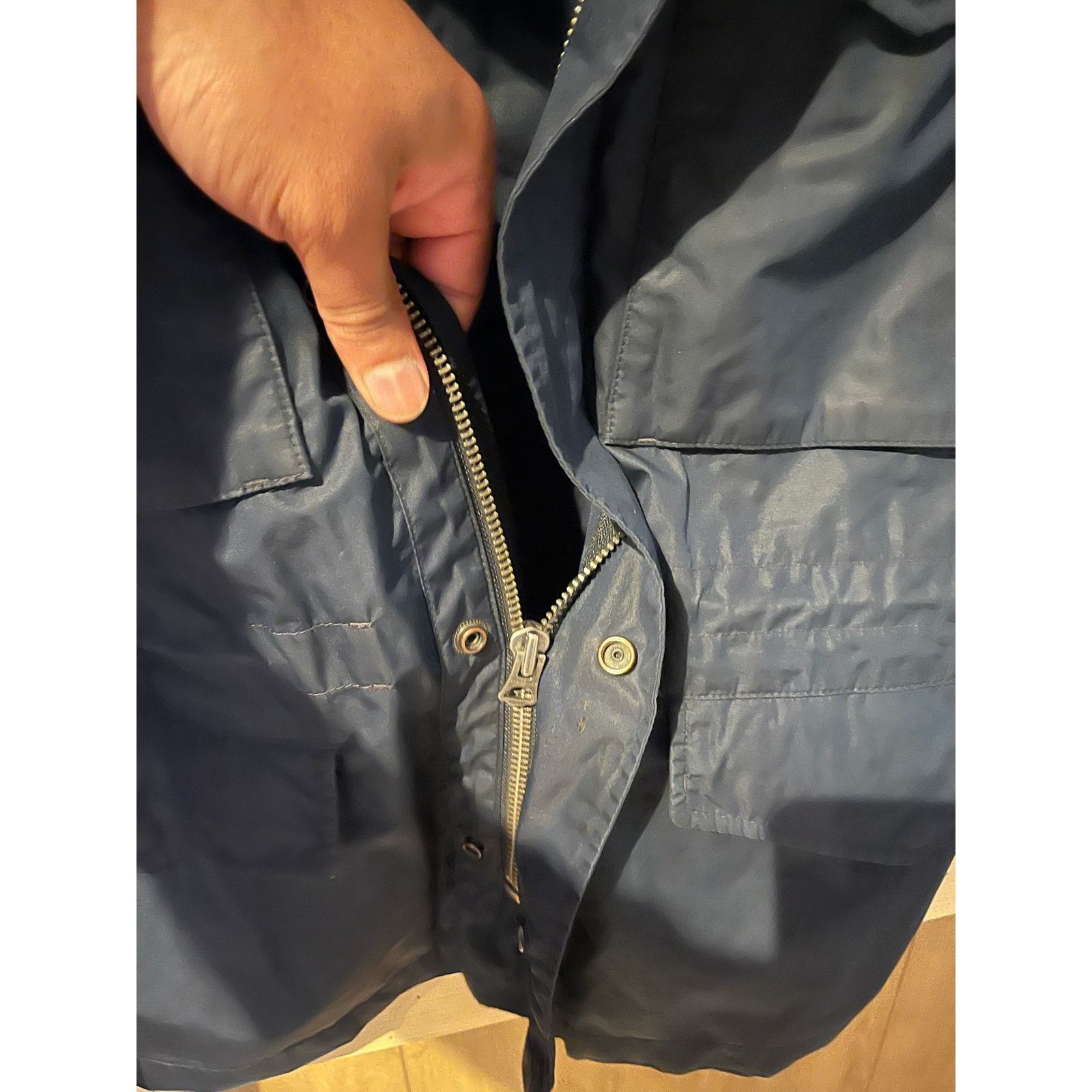 Burberry Burberry - Brit 'Brettson' Field Jacket / M Blue Size US M / EU 48-50 / 2 - 6 Thumbnail