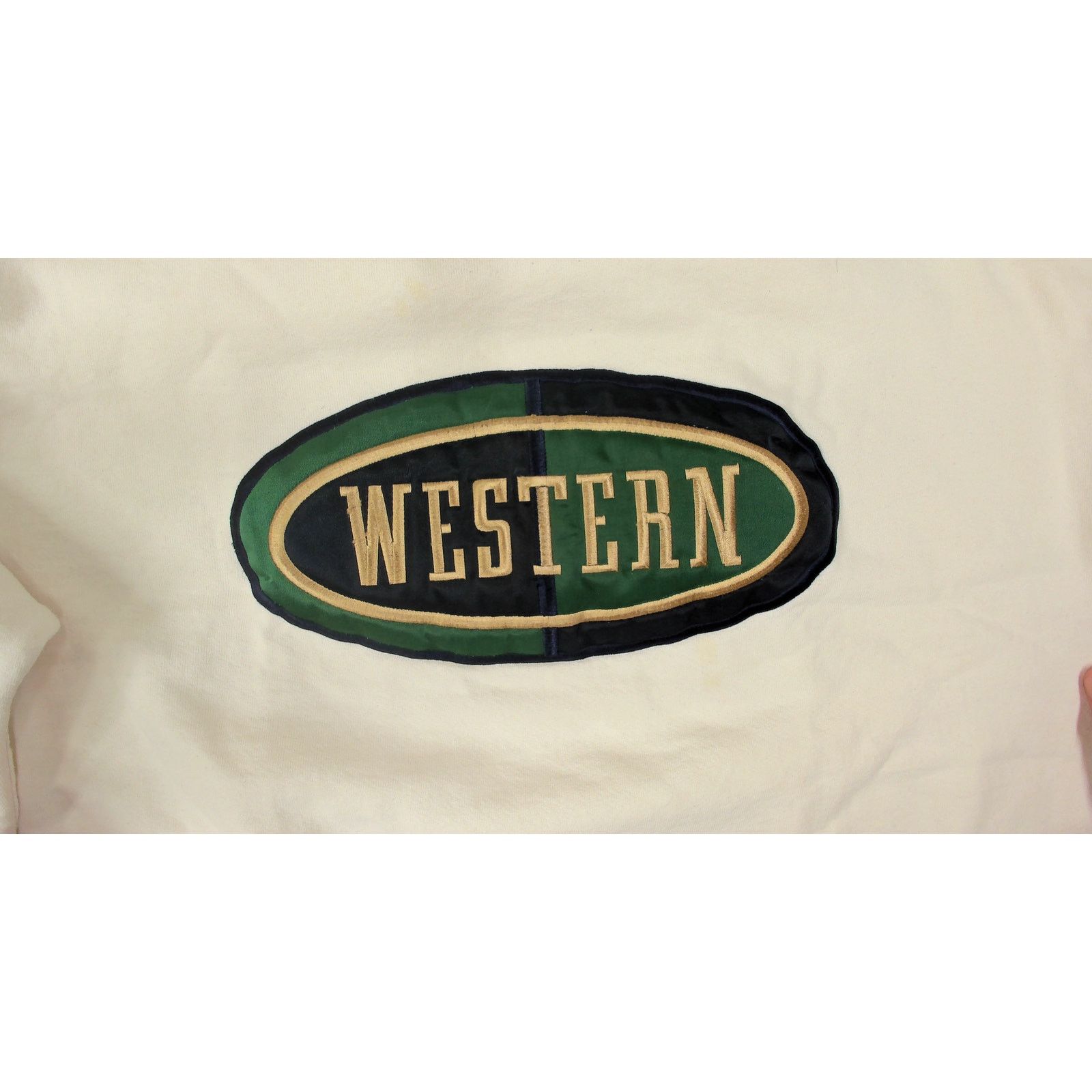 Vintage Vintage 90s NAS Heavyweight Boxy Collegiate Sweatshirt Size L / US 10 / IT 46 - 11 Thumbnail