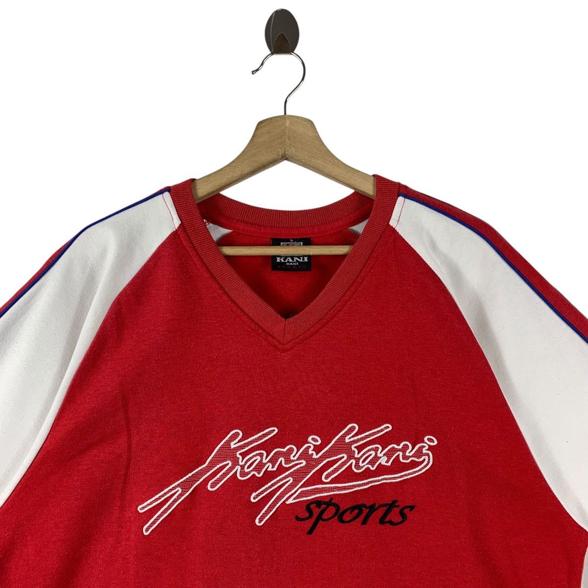 Karl Kani × Vintage Vintage KARL KANI spellout embroidery tees Size US L / EU 52-54 / 3 - 2 Thumbnail