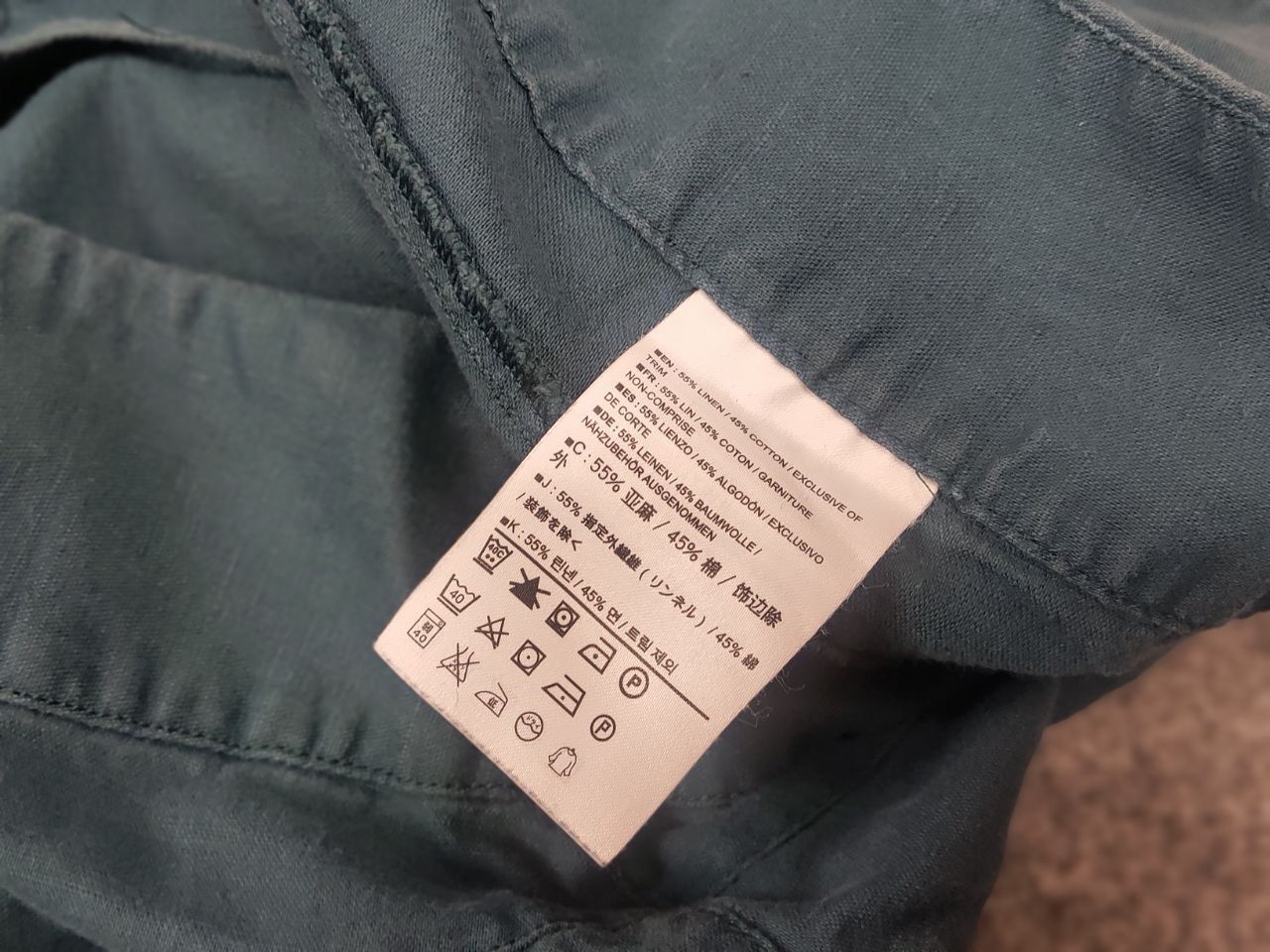 Arc'teryx Arcteryx Vintage Spadina light Casual Pants turquoise Linen Size 29" - 18 Thumbnail
