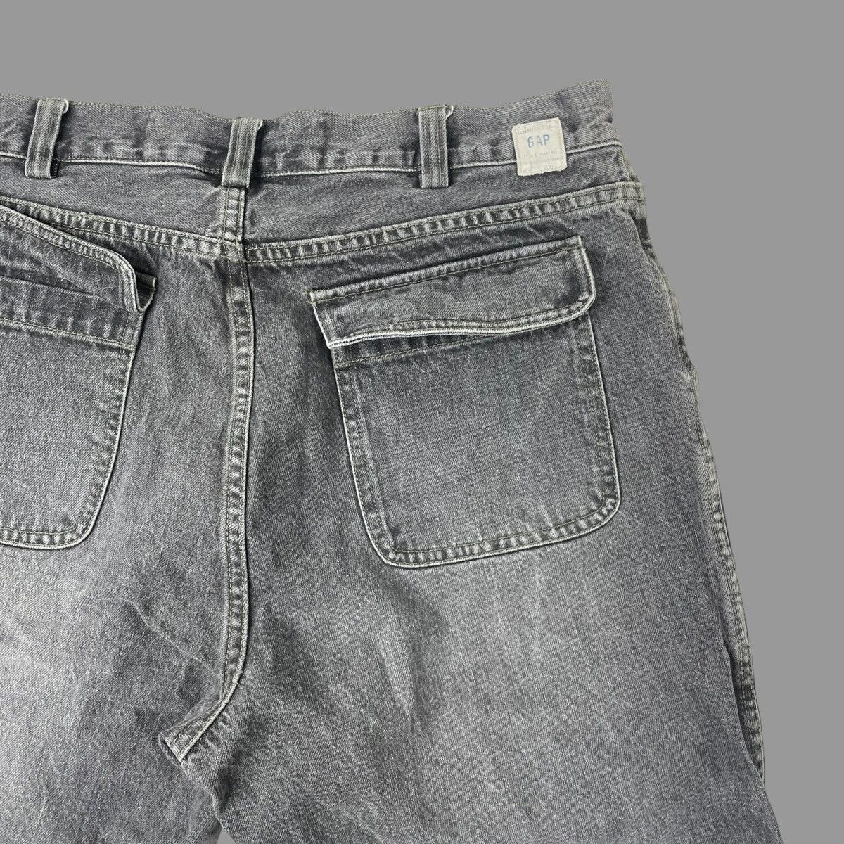 Gap × Vintage Vintage 90s gap military denim pants Size US 34 / EU 50 - 5 Thumbnail