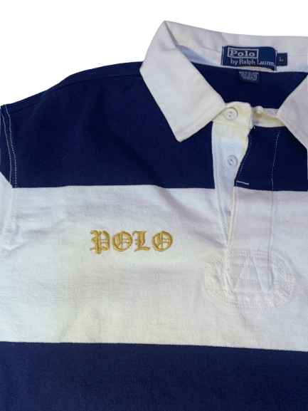 Polo Ralph Lauren Polo Ralph Lauren - Long Sleeve Rugby Polo Shirt Men's Large Size US L / EU 52-54 / 3 - 3 Thumbnail